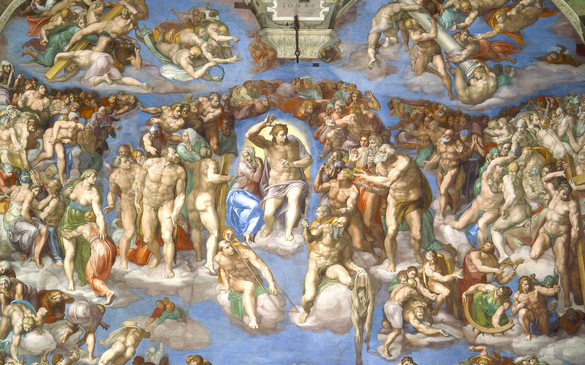 1920x1200 Renaissance Painting by Michelangelo