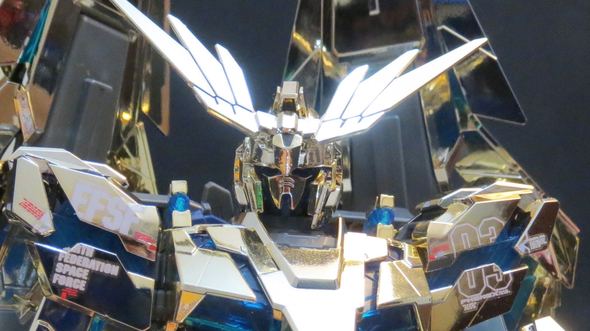 1920x1080 MG Phenex (1: Unbox) Gundam UC Unicorn 03 from One of Seventy-Two Gold  gunpla model review ã¬ã³ãã© - YouTube