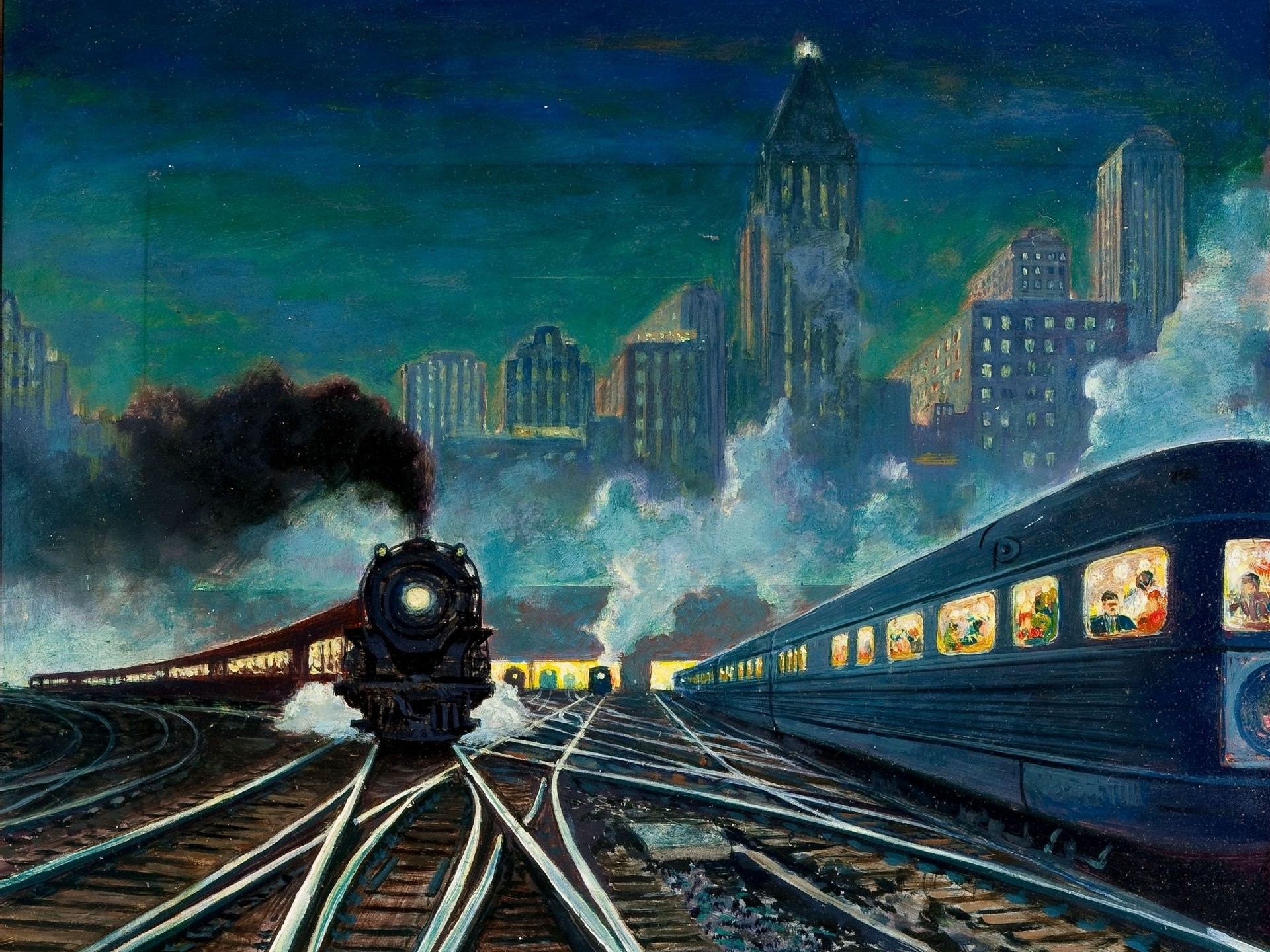 1920x1440 HD Wallpaper | Background ID:321935.  Artistic Train