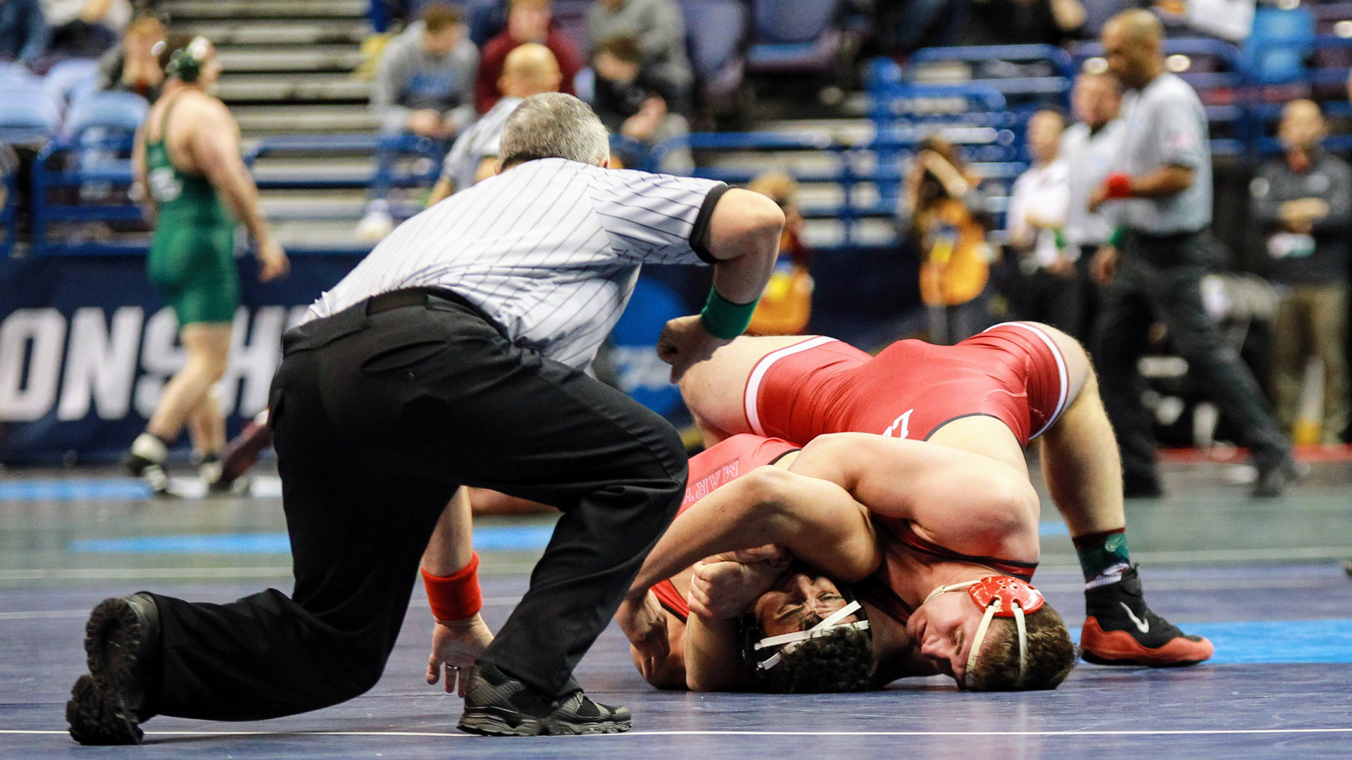1920x1080 Wrestling opens NCAA Championships, Haines posts win