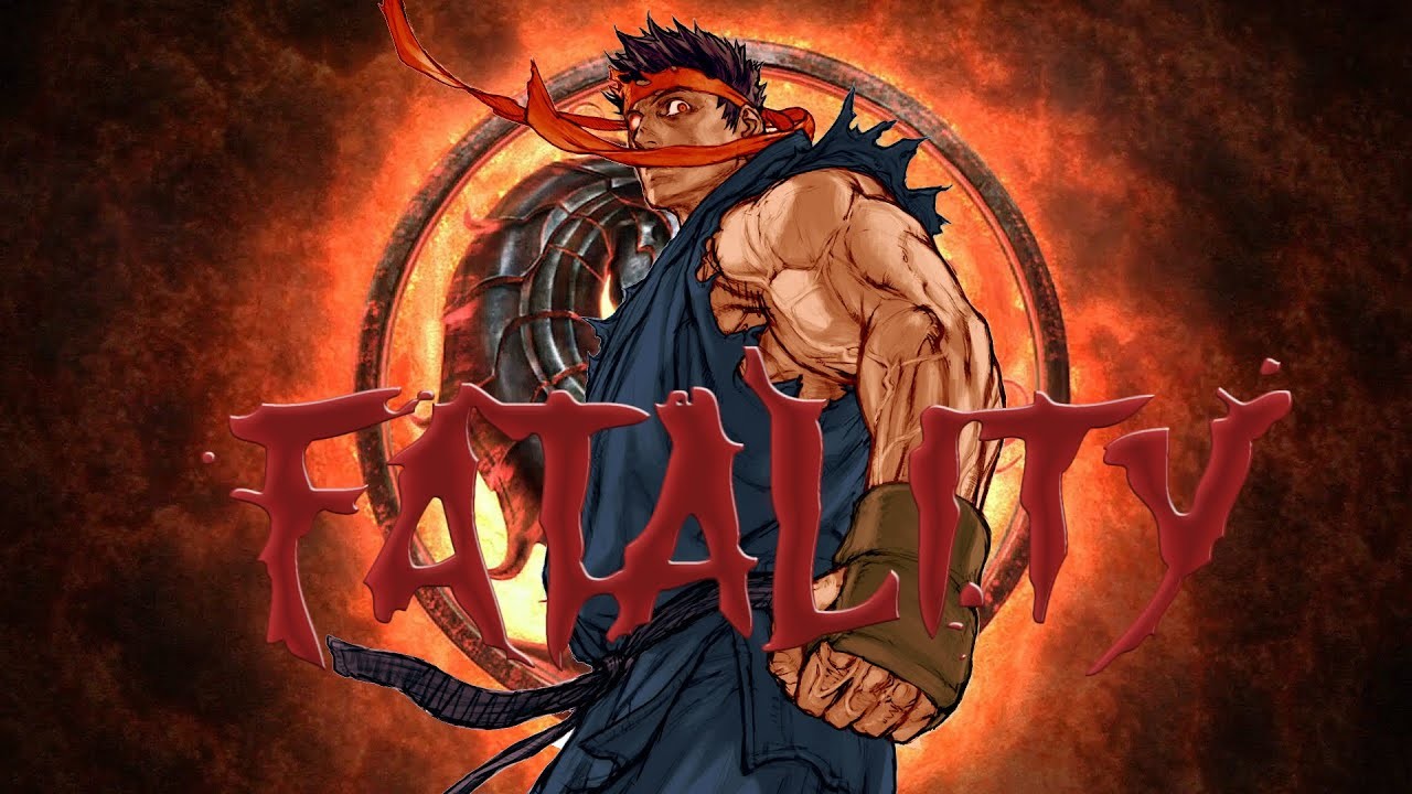 1920x1080 Mortal Kombat Animation/Street Fighter Edition - Evil Ryu Fatality
