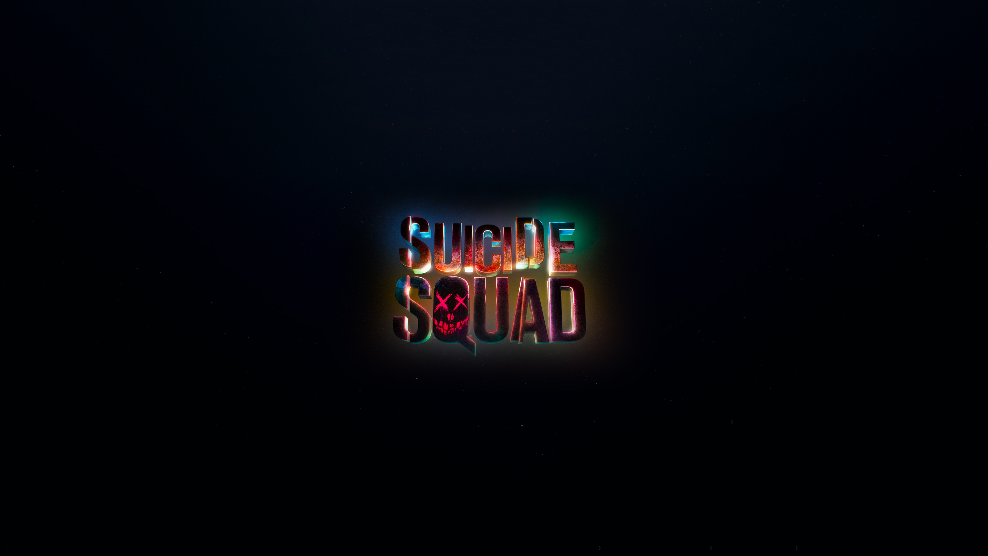 3200x1800 Suicide Squad Logo Background QHD+ [] (Upscaled) ...