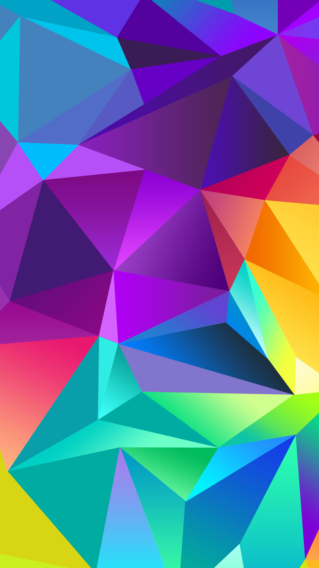 1080x1920 Colorful Polygon iPhone 6 Plus Wallpaper