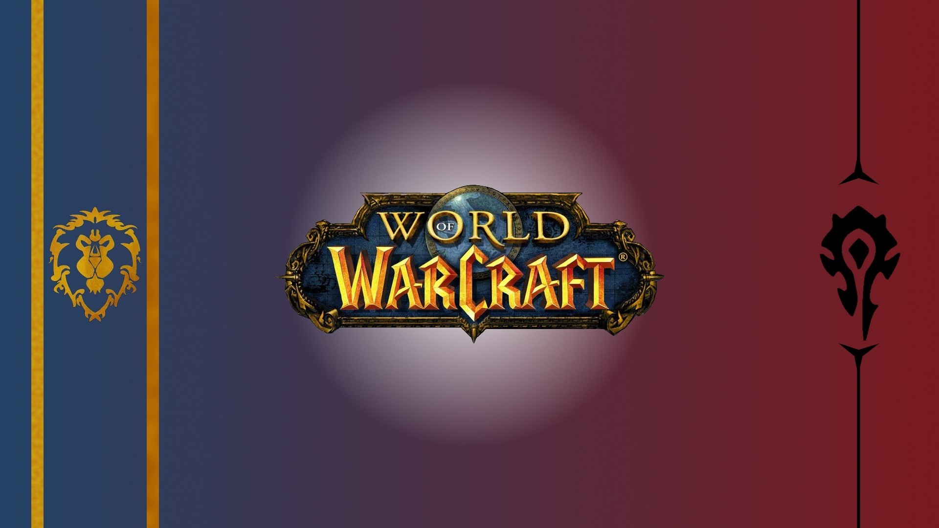 1920x1080 World of Warcraft, Alliance, Horde, Blue, Red, Black, Lion, PC gaming  Wallpapers HD / Desktop and Mobile Backgrounds