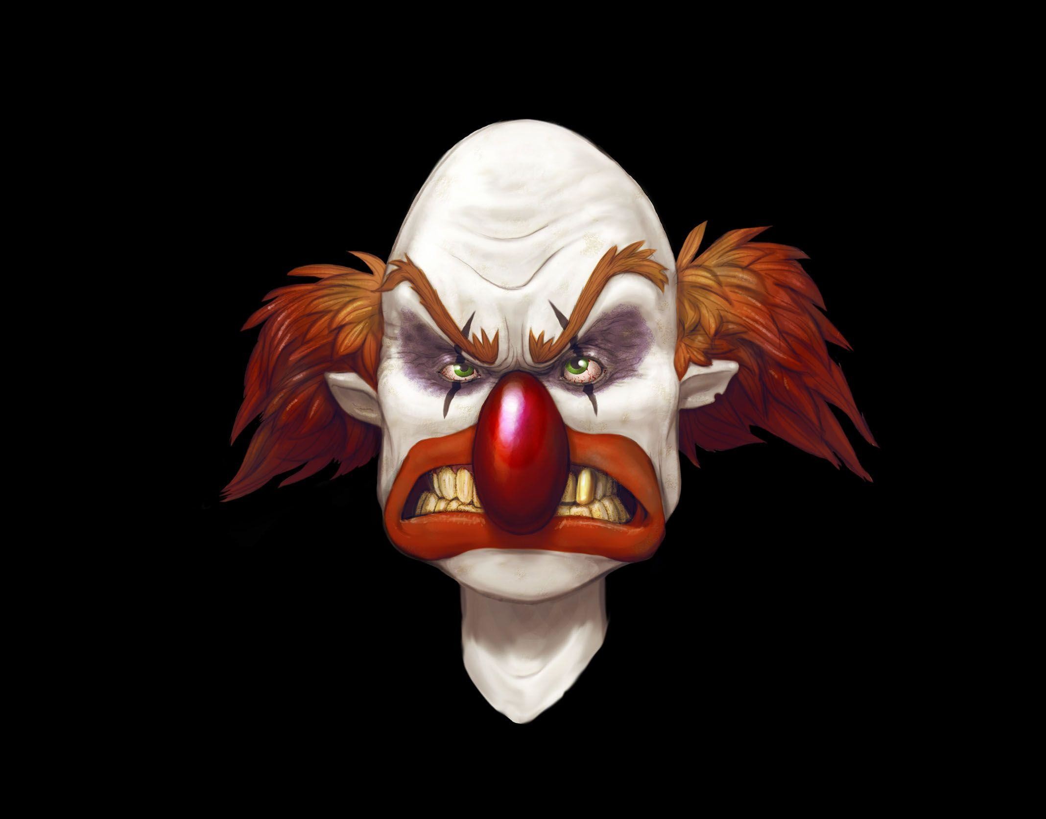 2136x1672 Scary Clown HD Wallpaper - WallpaperSafari