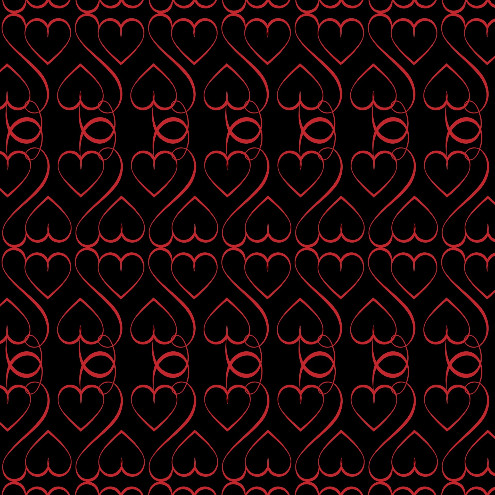 1920x1920 Hearts Wallpaper Background Pattern