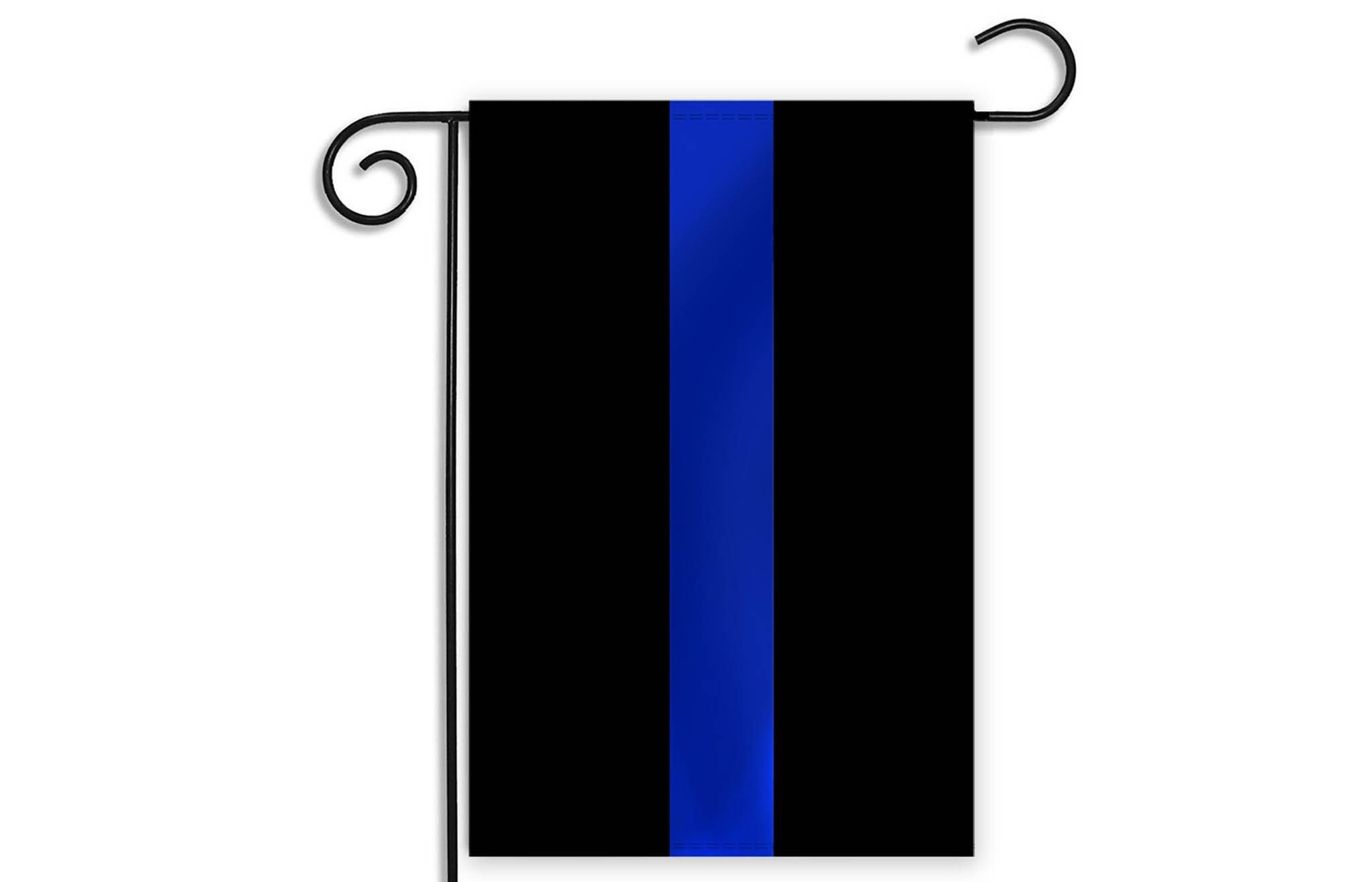 2048x1317 Thin Blue Line Garden Flag - 12.5 x 18 Inches