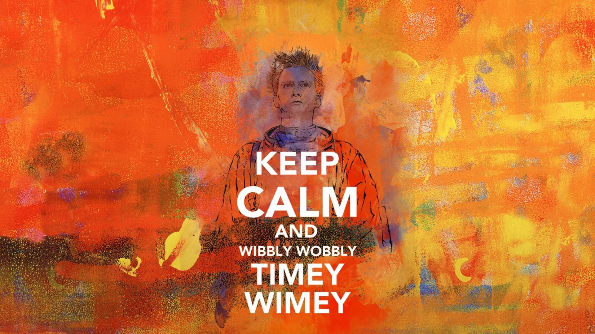 1920x1080 Keep Calm and Wibbly Wobbly Timey Wimey wallpaper, Doctor Who, The Doctor,  David