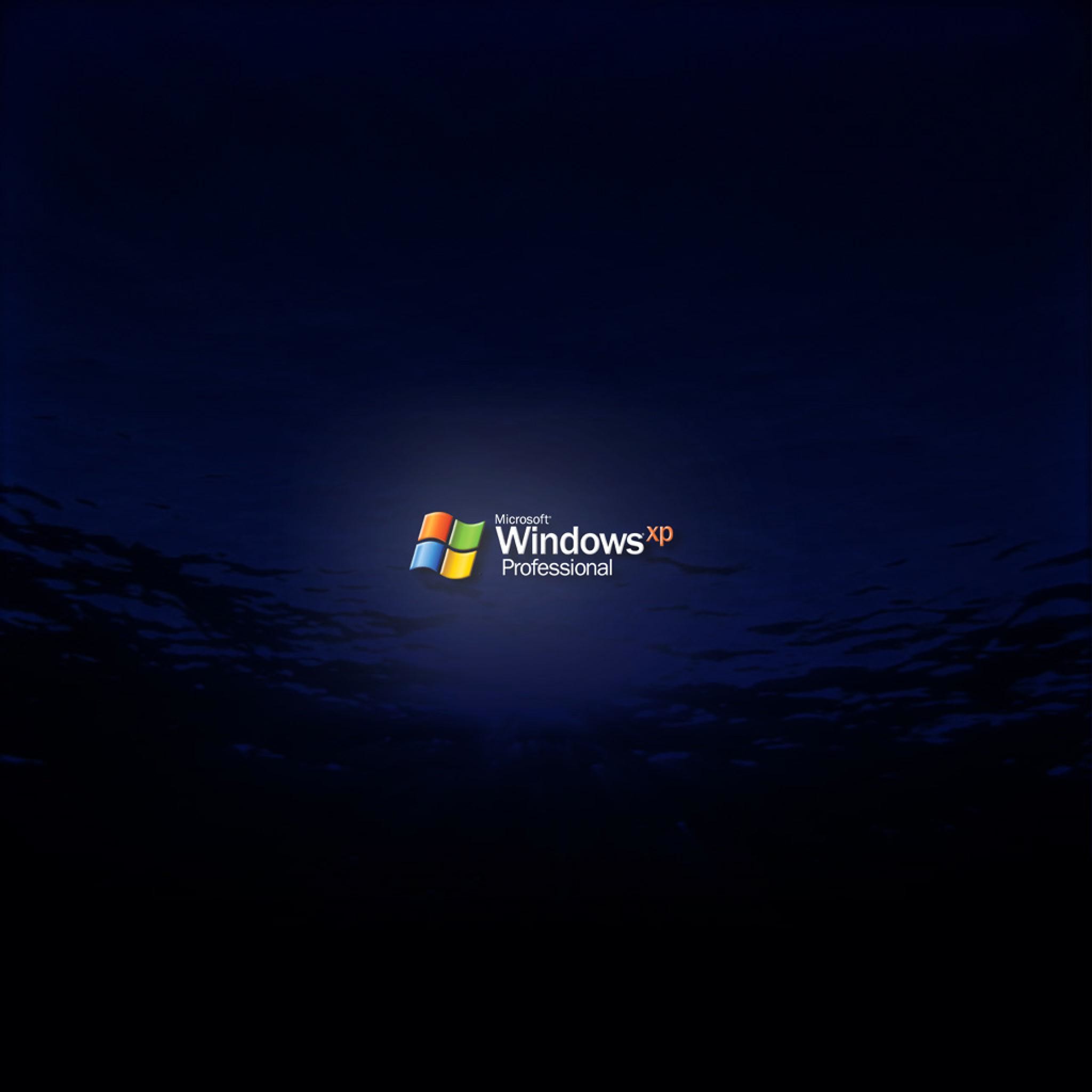 2048x2048 Windows XP Pro Dark Water