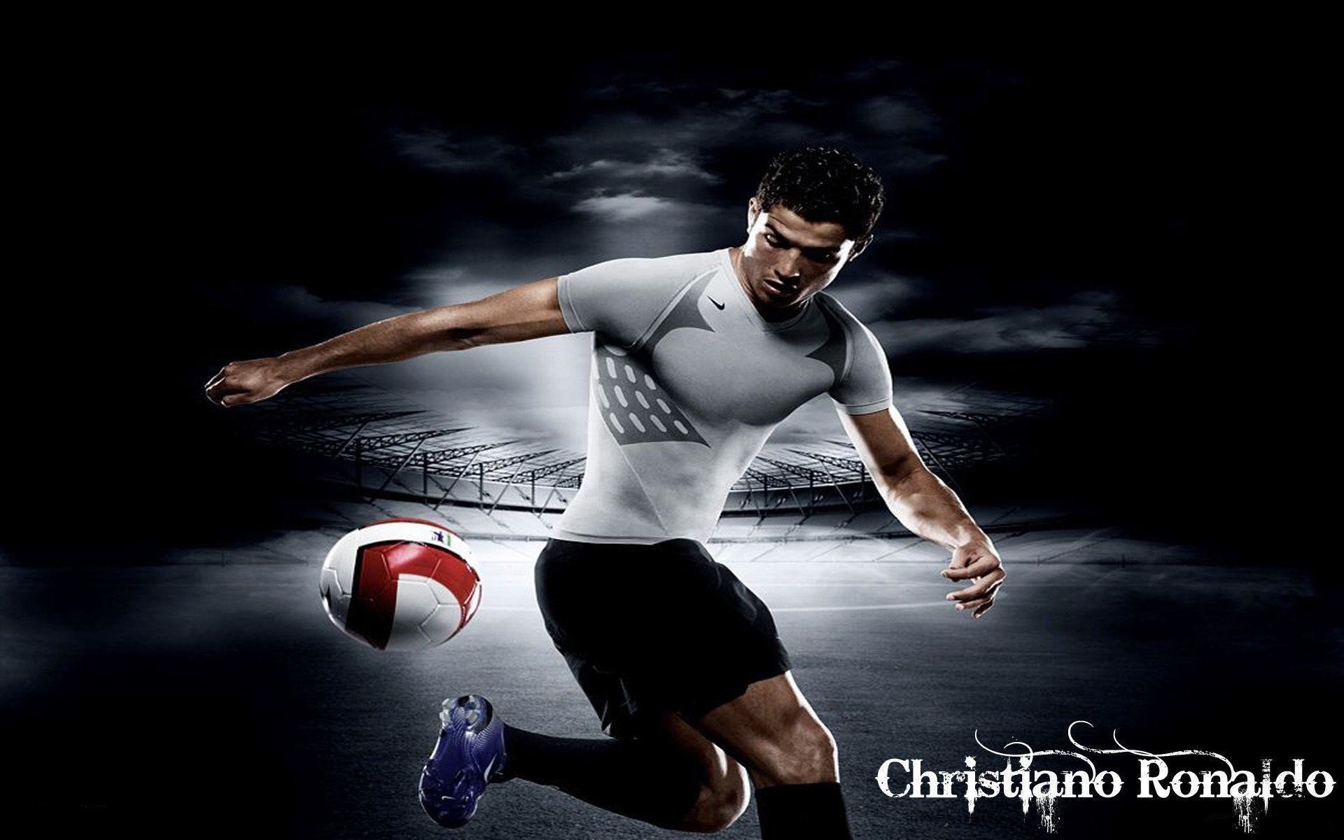 Ronaldo CR7 Football Poster posters & prints by KunStudio - Printler