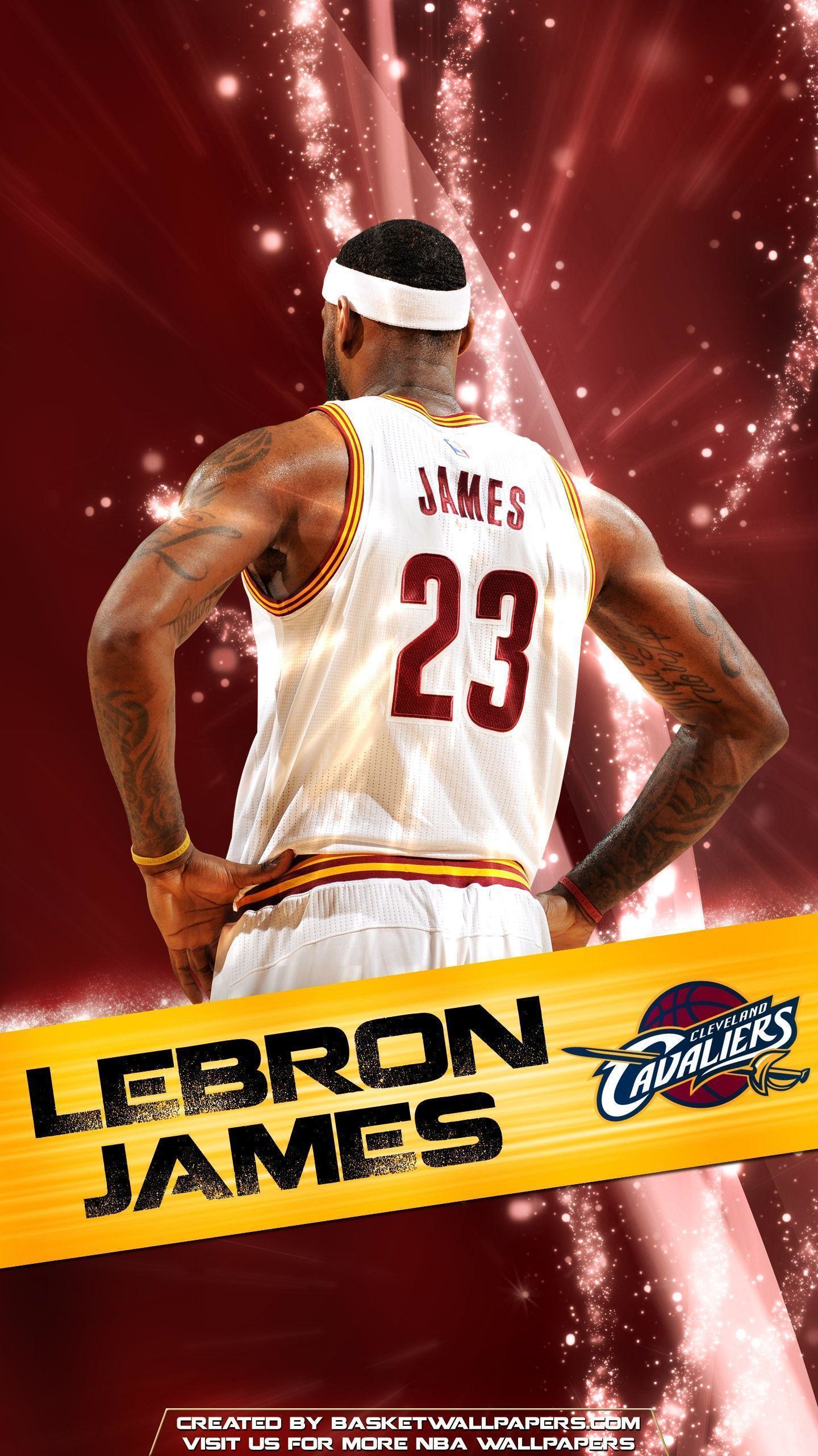 1440x2560 LeBron James Cleveland Cavaliers 2016 Mobile Wallpaper .