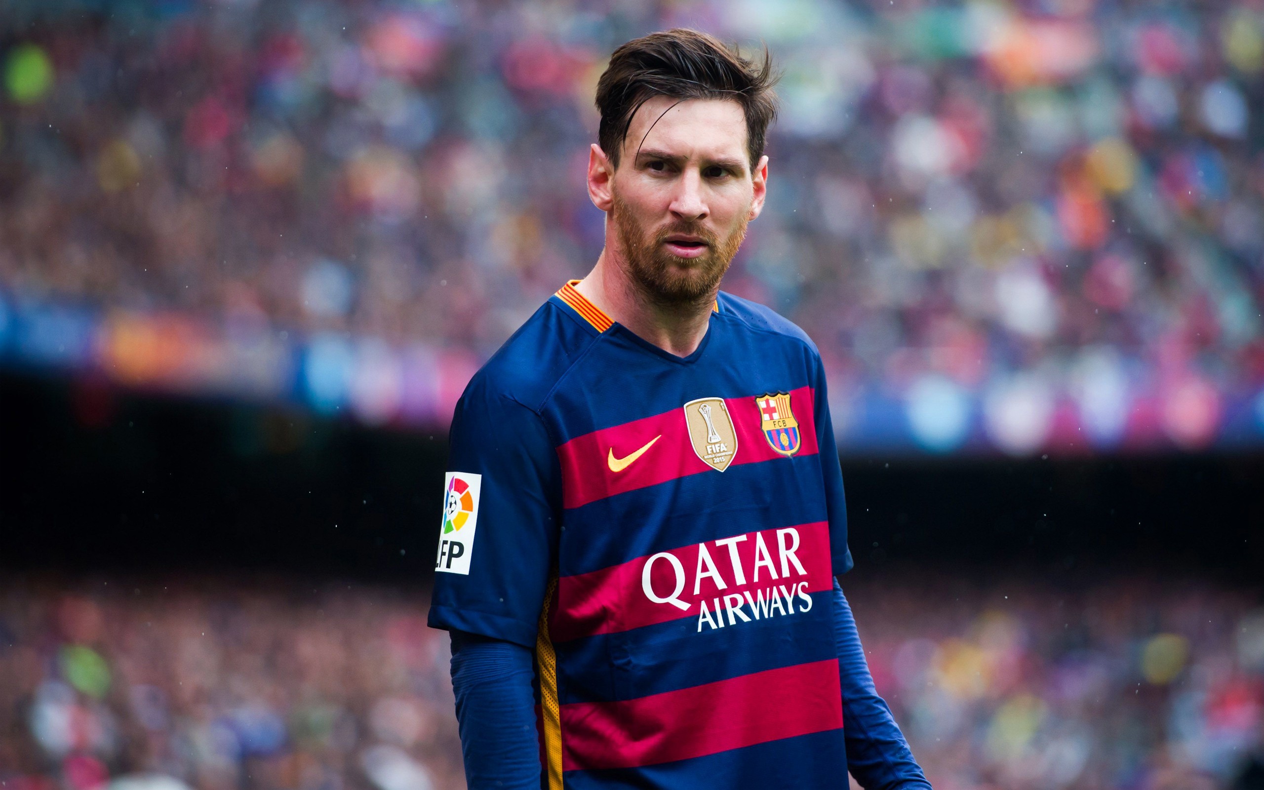 2560x1600 FC Barcelona Lionel Messi 2018
