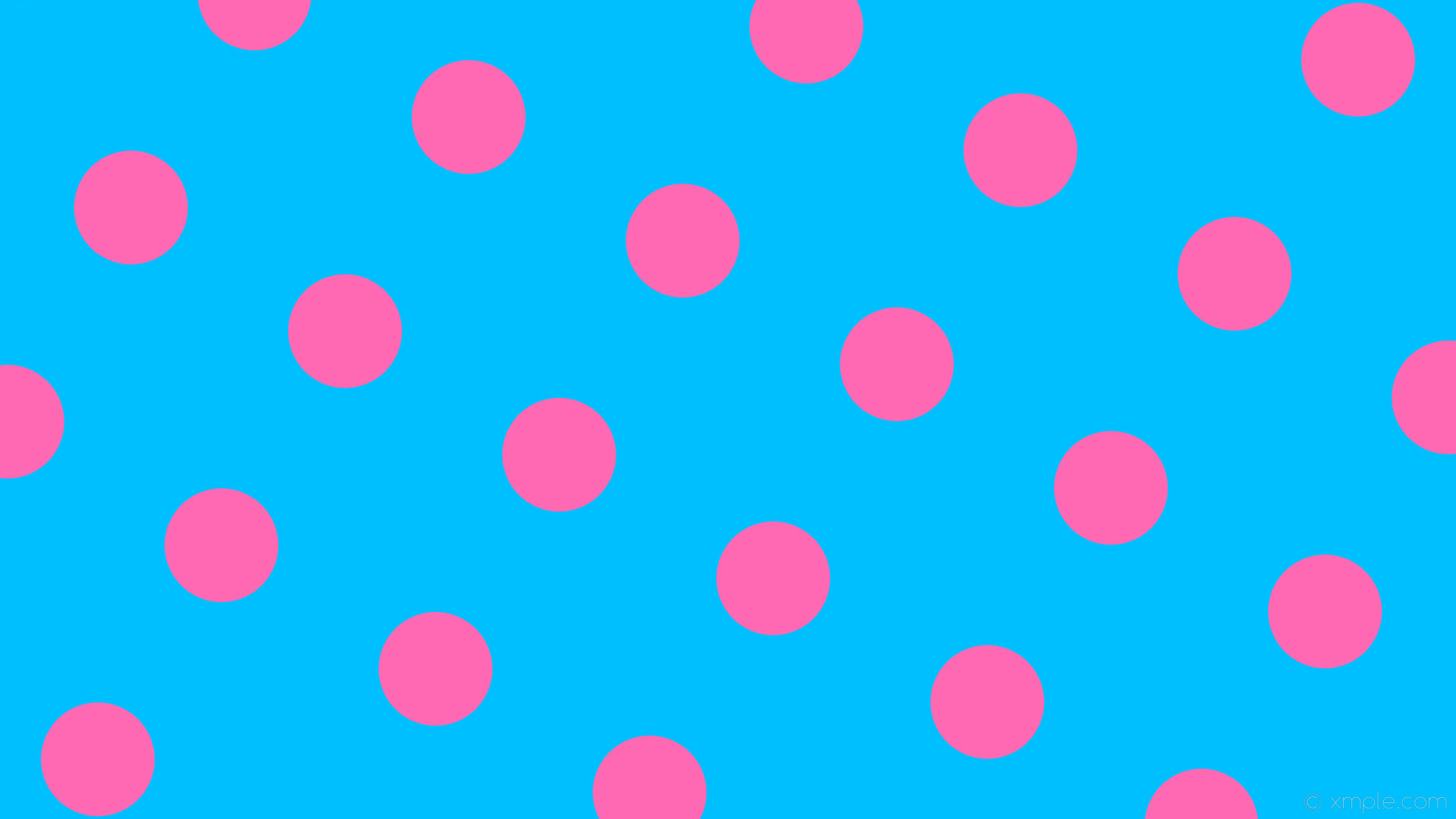 1920x1080 wallpaper spots blue dots polka pink deep sky blue hot pink #00bfff #ff69b4  240