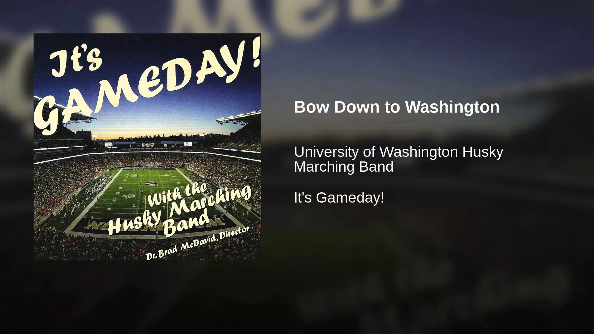 1920x1080 Bow Down to Washington. University of Washington Husky ...