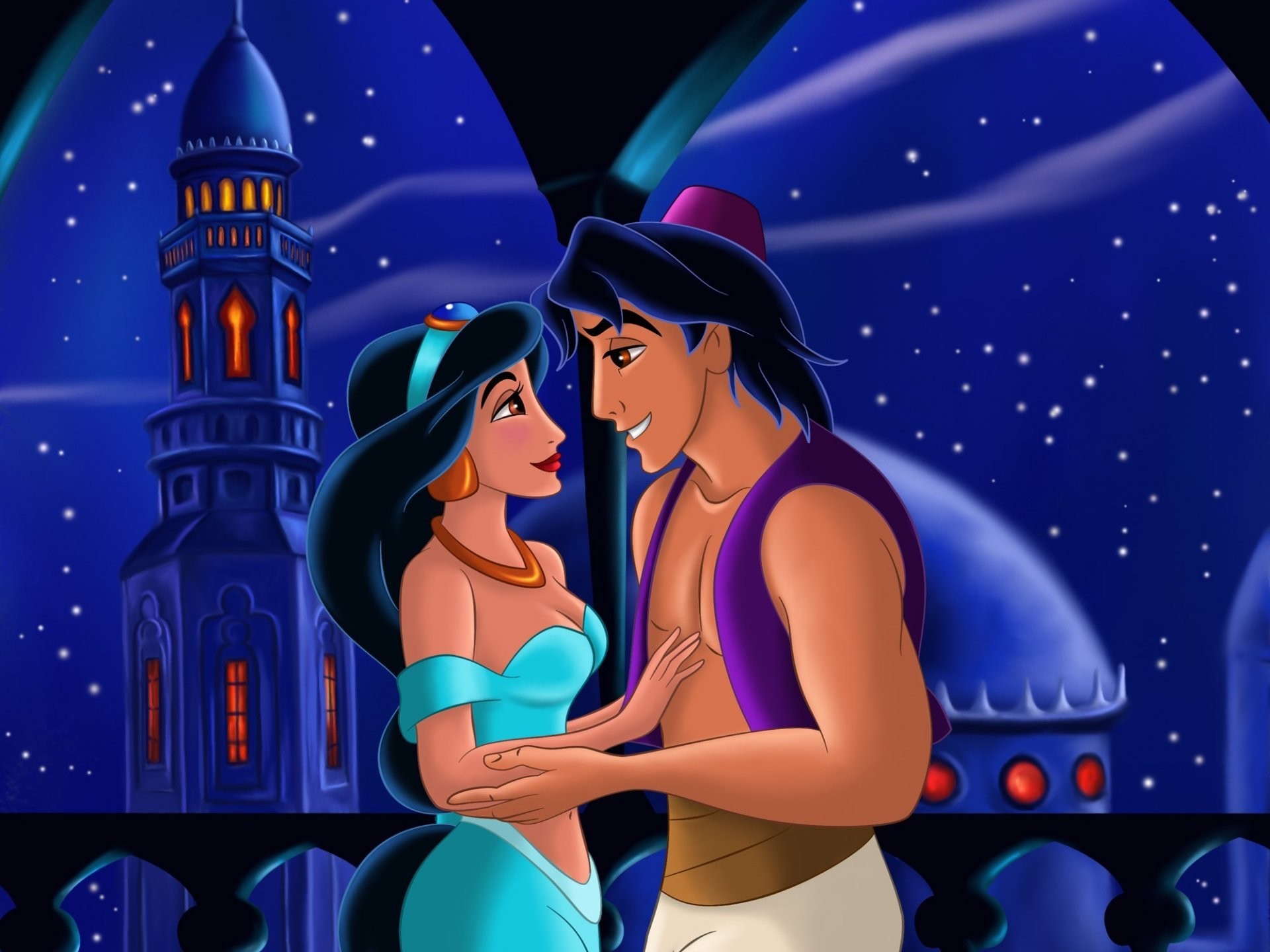 1920x1440 aladdin together forever walt disney fanart movie animated film arabian  night fairytale love story princess jasmine