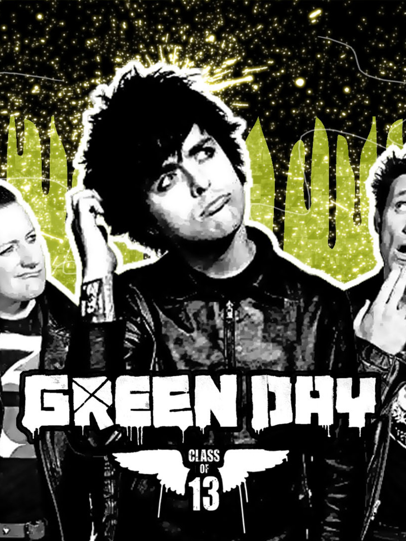 1536x2048 Mobile HD Source Â· Green day wallpaper Wallpaper 3D Wallpapers with HD  resolution