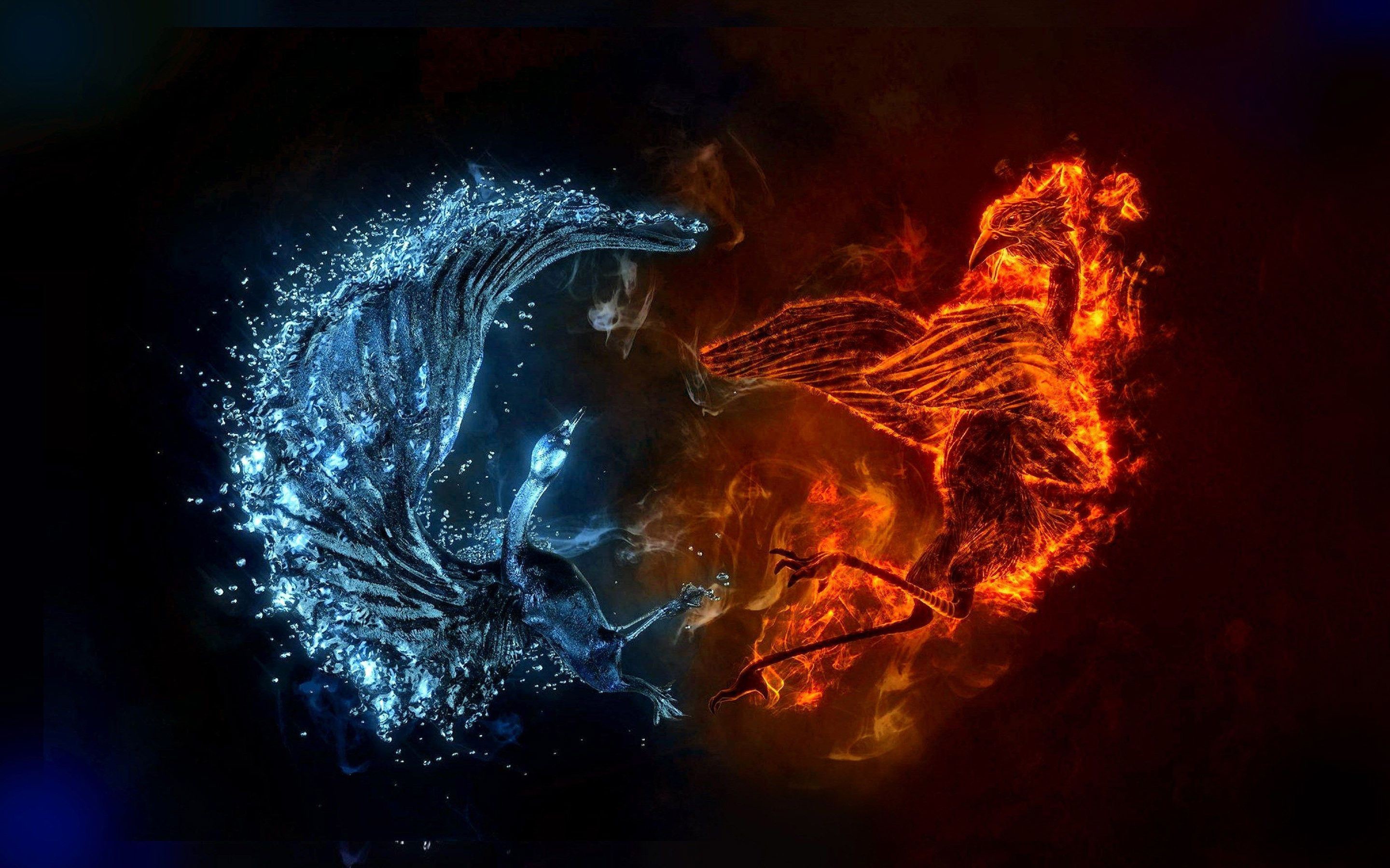 2880x1800 Fire And Water Wallpapers - Wallpaper Cave