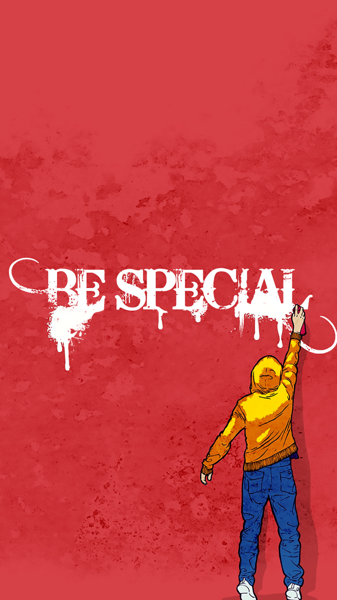 1080x1920 Art Creative Graffiti Walls Quotes Red Pink Â· Iphone 6 ...