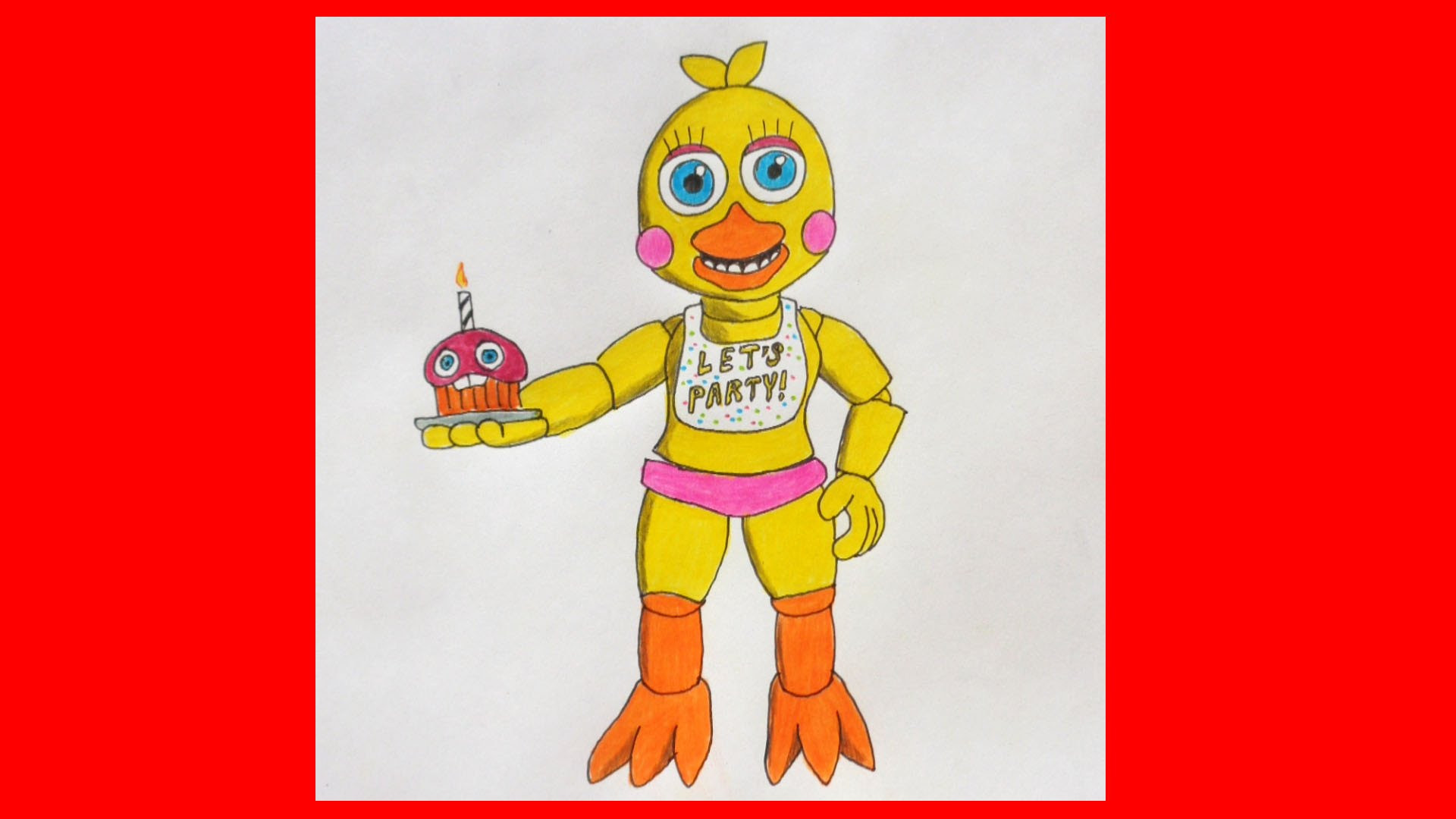 1920x1080 How To Draw Fnaf Toy Chica How To Draw Adventure Toy Chica, Five Nights At