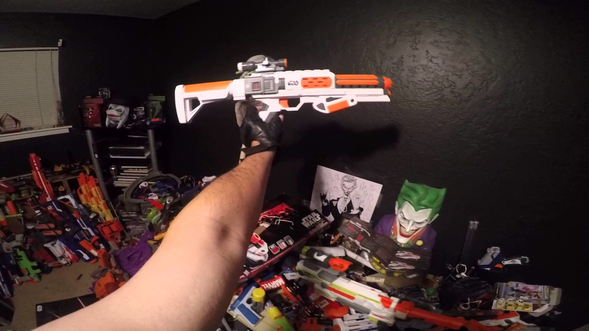 1920x1080 Review Nerf Star Wars First Order StormTrooper Deluxe Blaster - YouTube