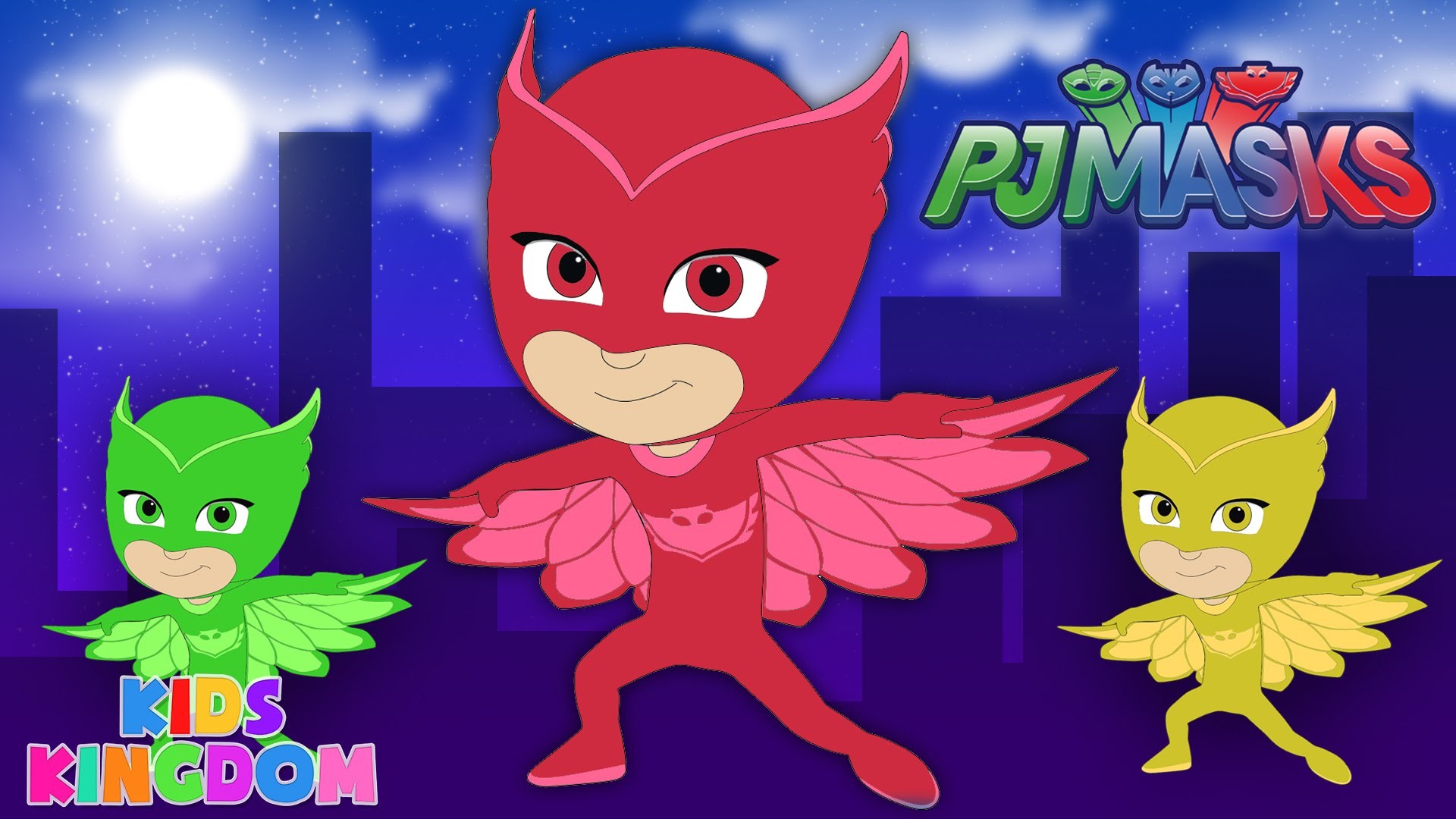 1920x1080 Learn Colors with PJ Masks Color Swap Transforms Owlette Coloring Book  Drawing Episode for Kids