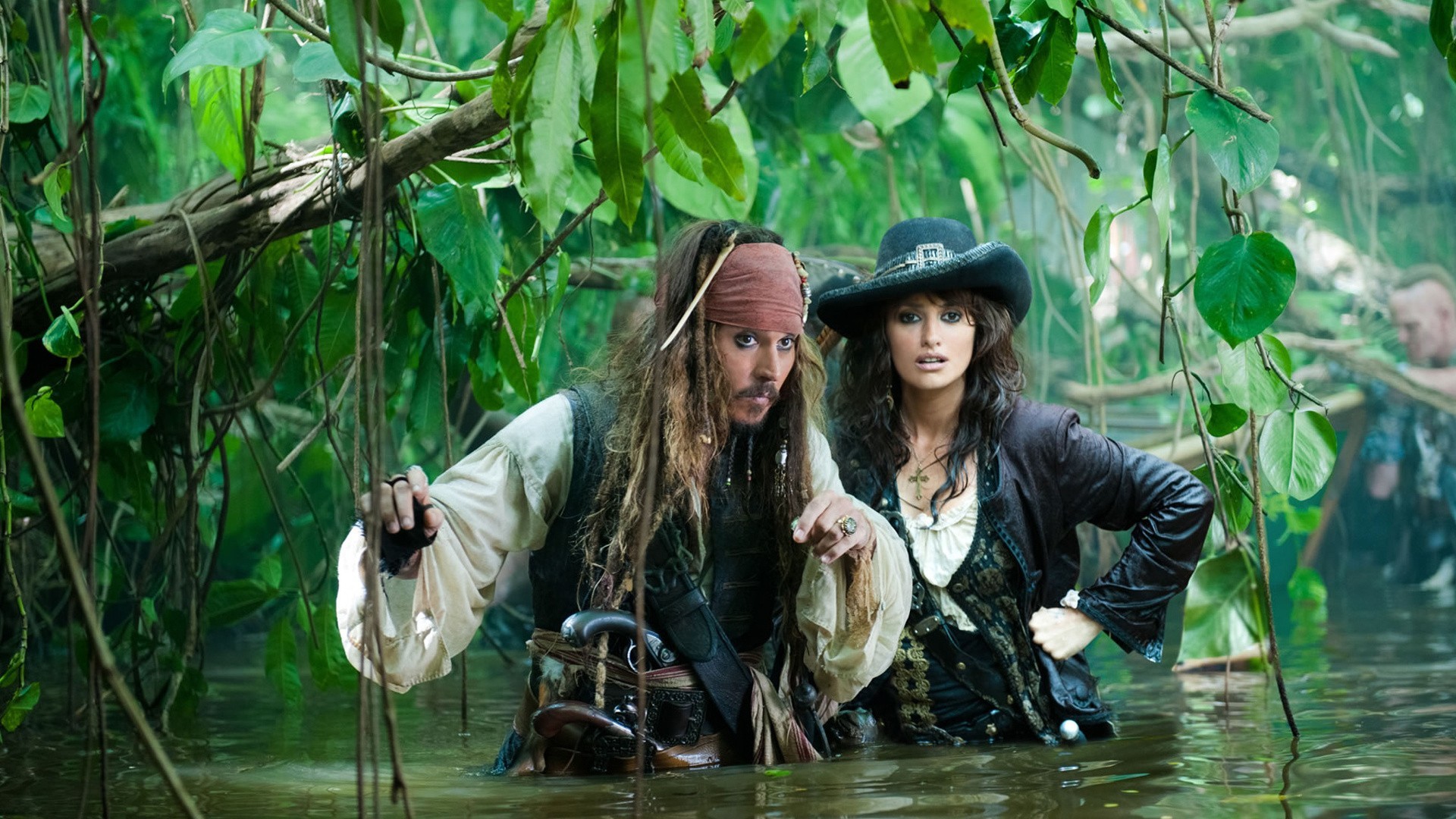 1920x1080 Penelope Cruz Pirates of the Caribbean Johnny Depp Captain Jack Sparrow  Pirates of the Caribbean On Stranger Tides wallpaper |  | 54273 |  ...