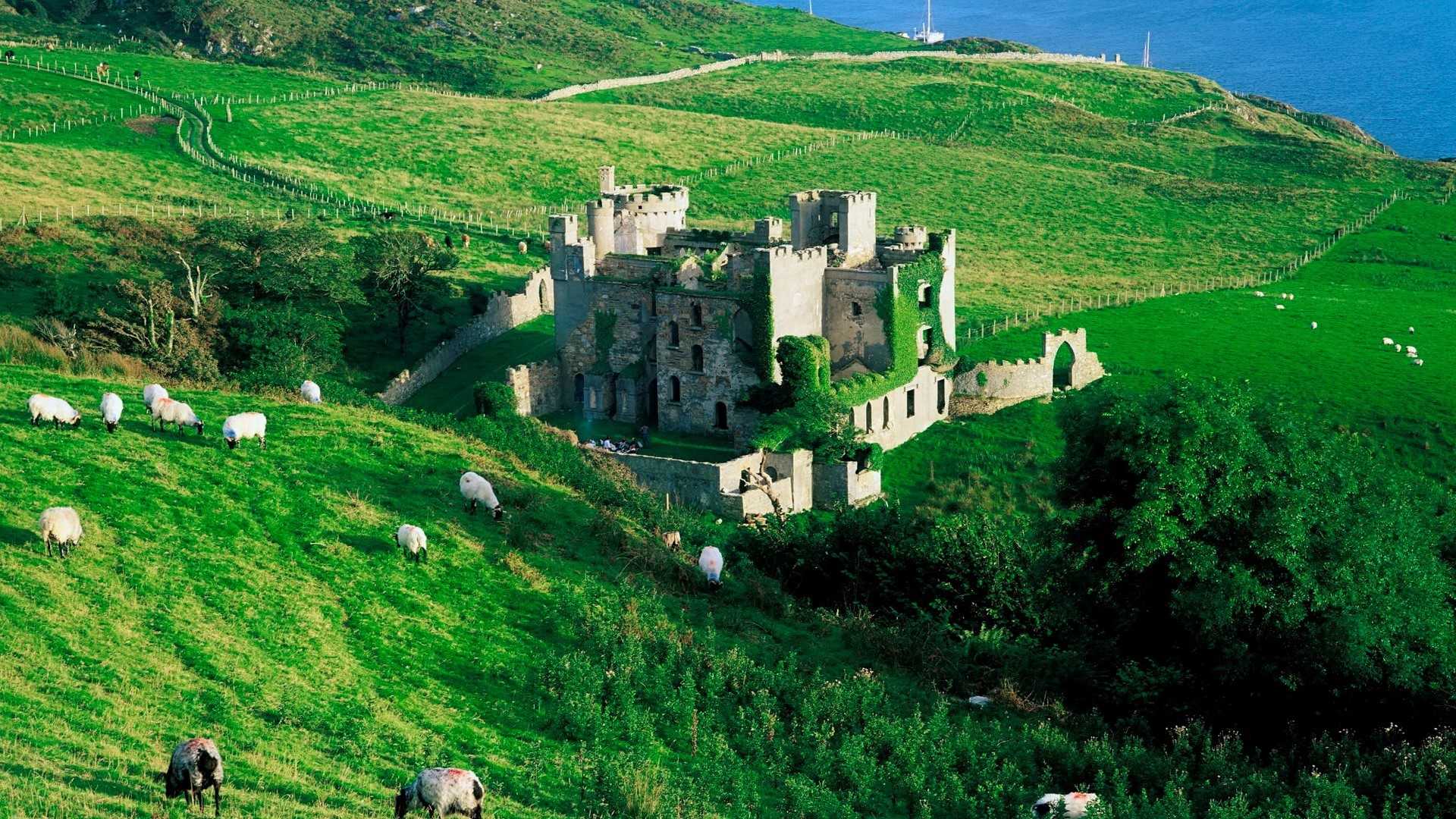1920x1080 Clifden Castle Ireland Free Wallpapers | HD Wallpapers