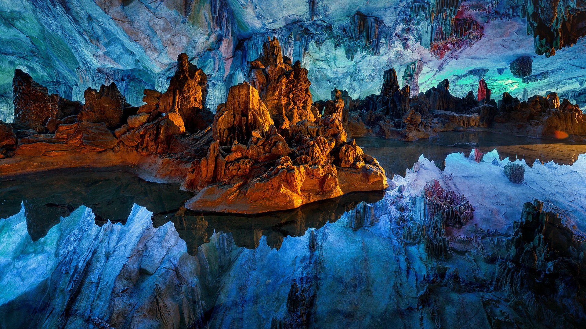 1920x1080 Reed Flute Cave Wallpapers