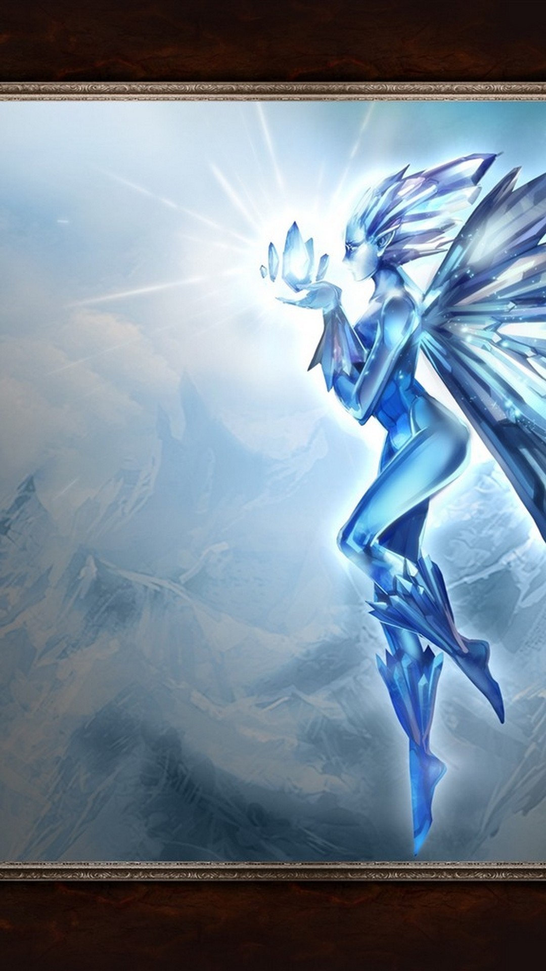 1080x1920 iPhone Wallpaper Ice Phoenix with image resolution  pixel. You can  make this wallpaper for