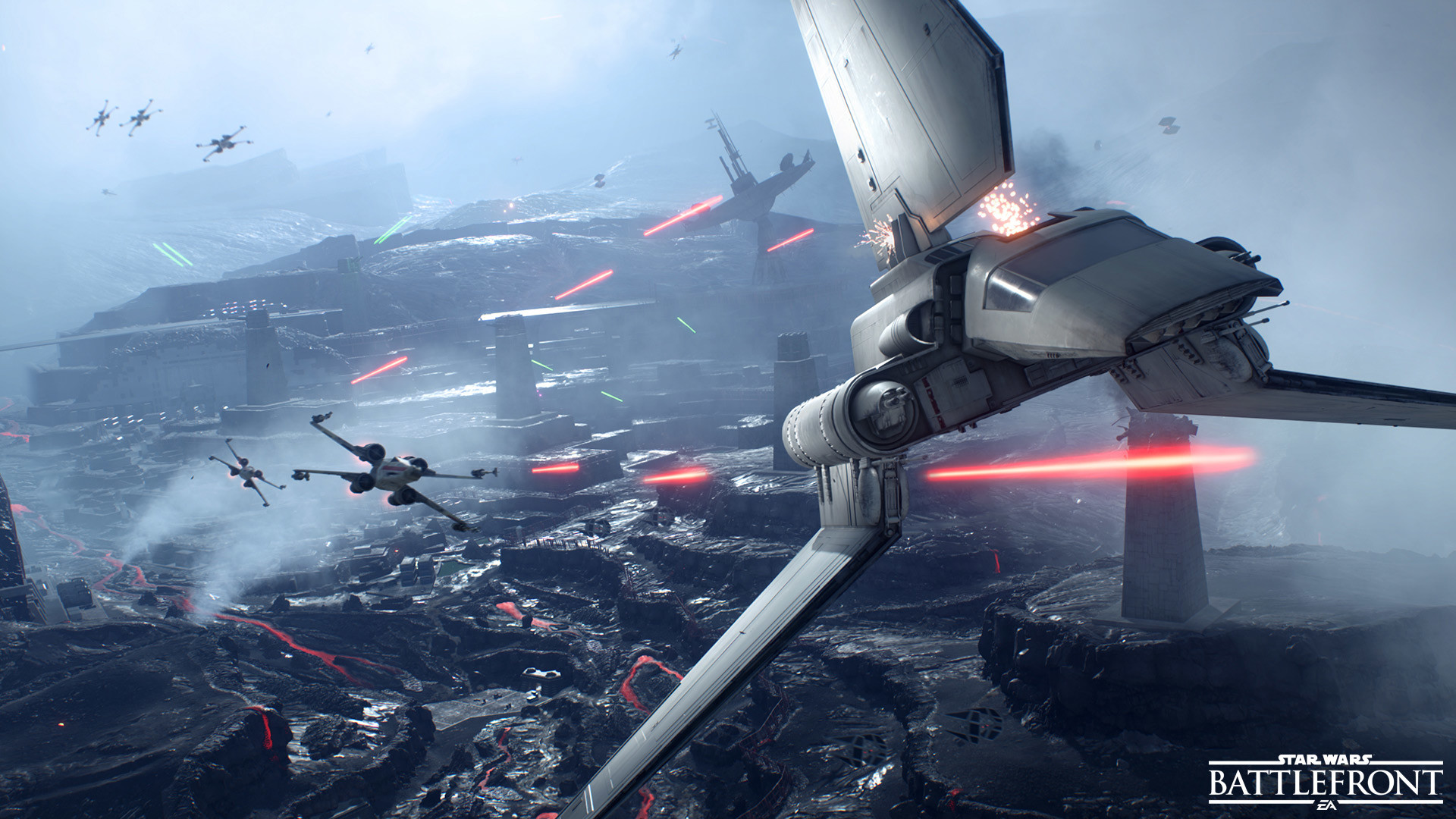 1920x1080 Res:  / Size:468kb. Views: 22953. More Star Wars Battlefront  wallpapers
