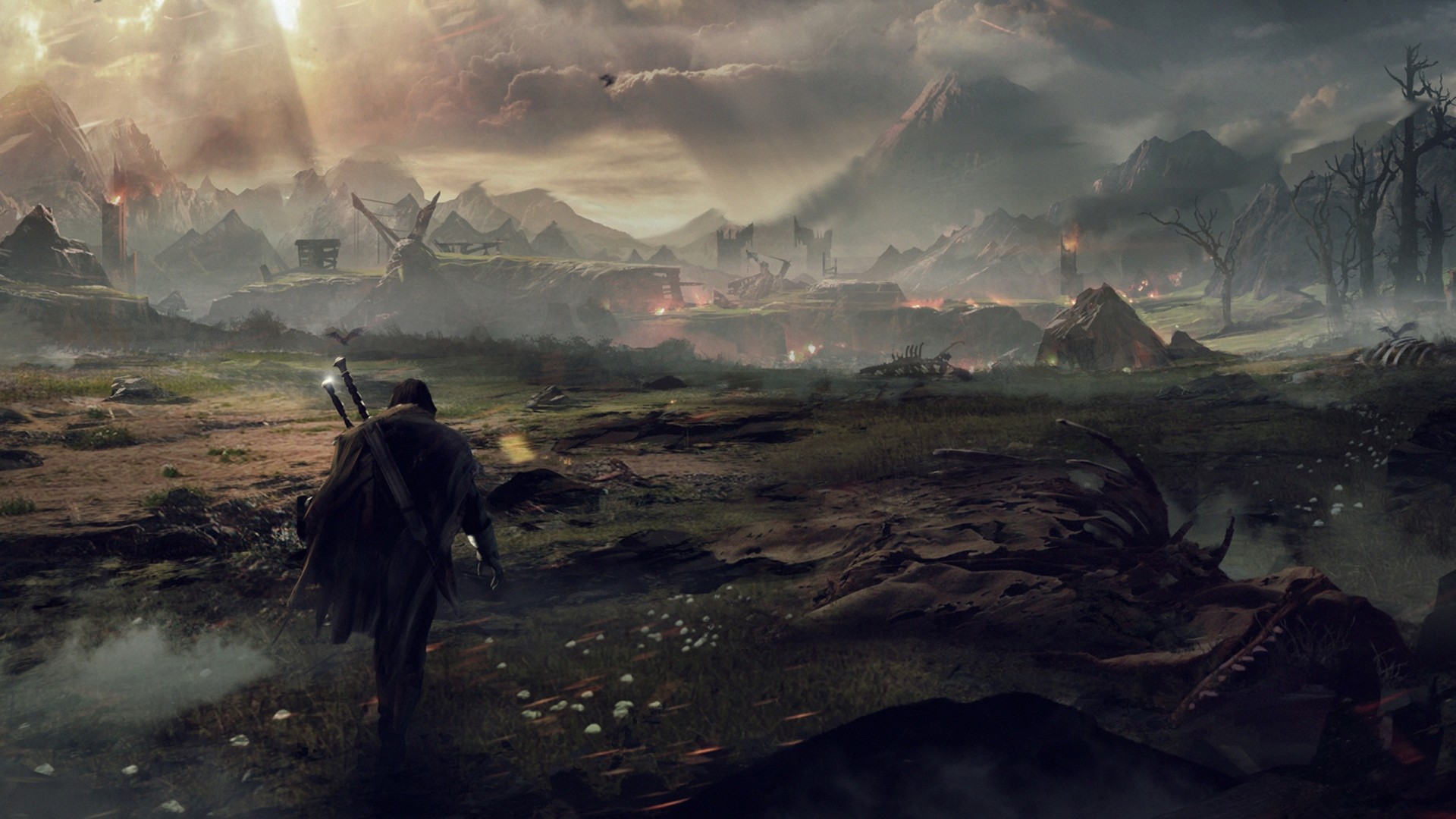 1920x1080  Wallpaper middle-earth shadow of mordor, the lord of the rings,  talion