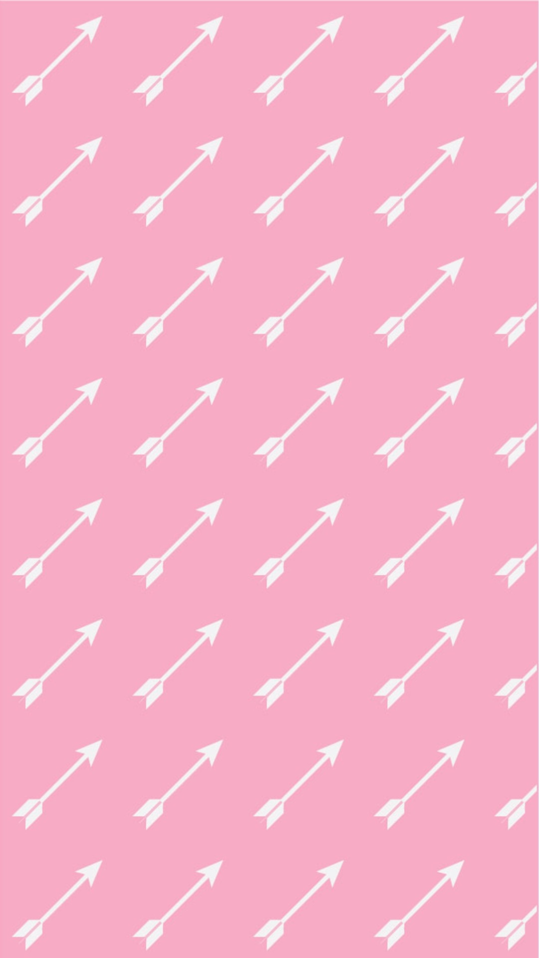 1080x1920 Pink Background White Arrows Pattern iPhone 6 wallpaper