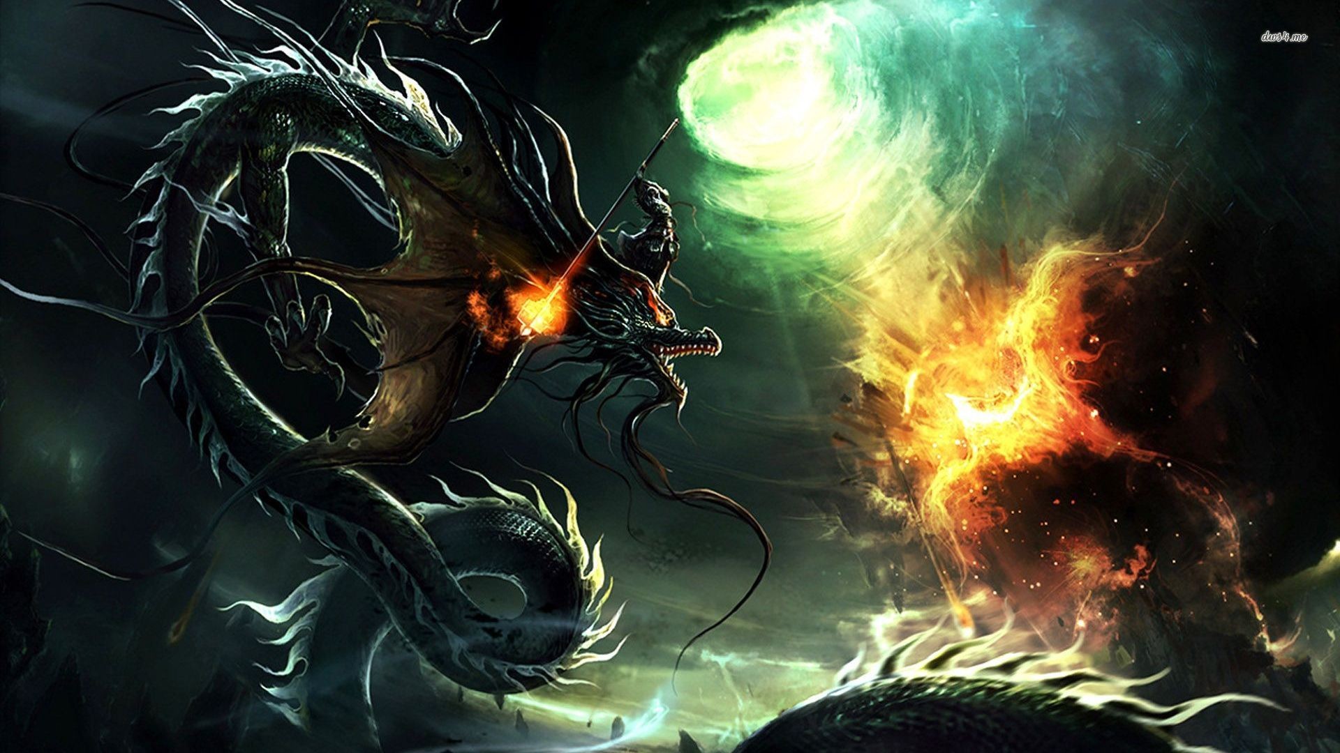 1920x1080 Dragon vs Phoenix, two out of Share Your Wallpaper - Page 97