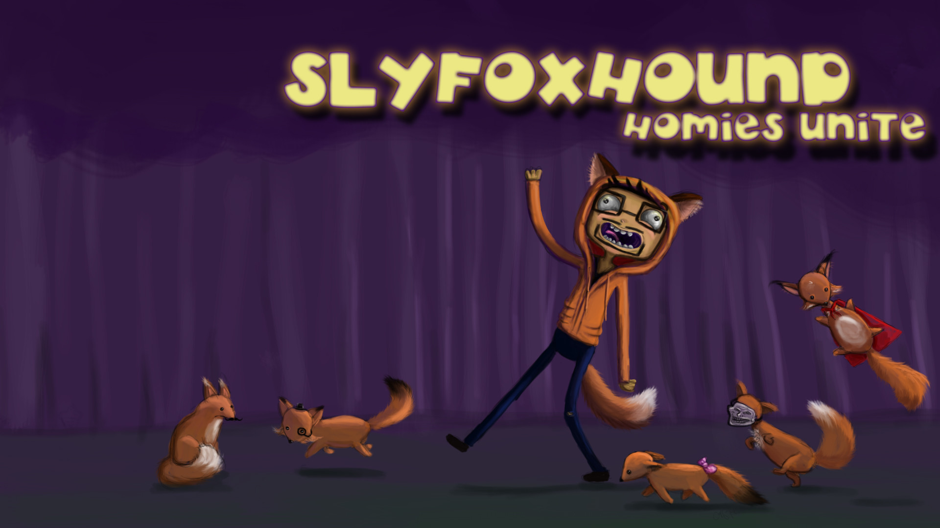 1920x1080 .com -Slyfoxhound Homies Unite Wallpaper Speed Art | We Heart It .