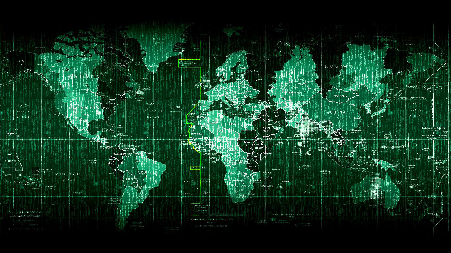 1920x1080 hd pics photos technology matrix world map green desktop background  wallpaper