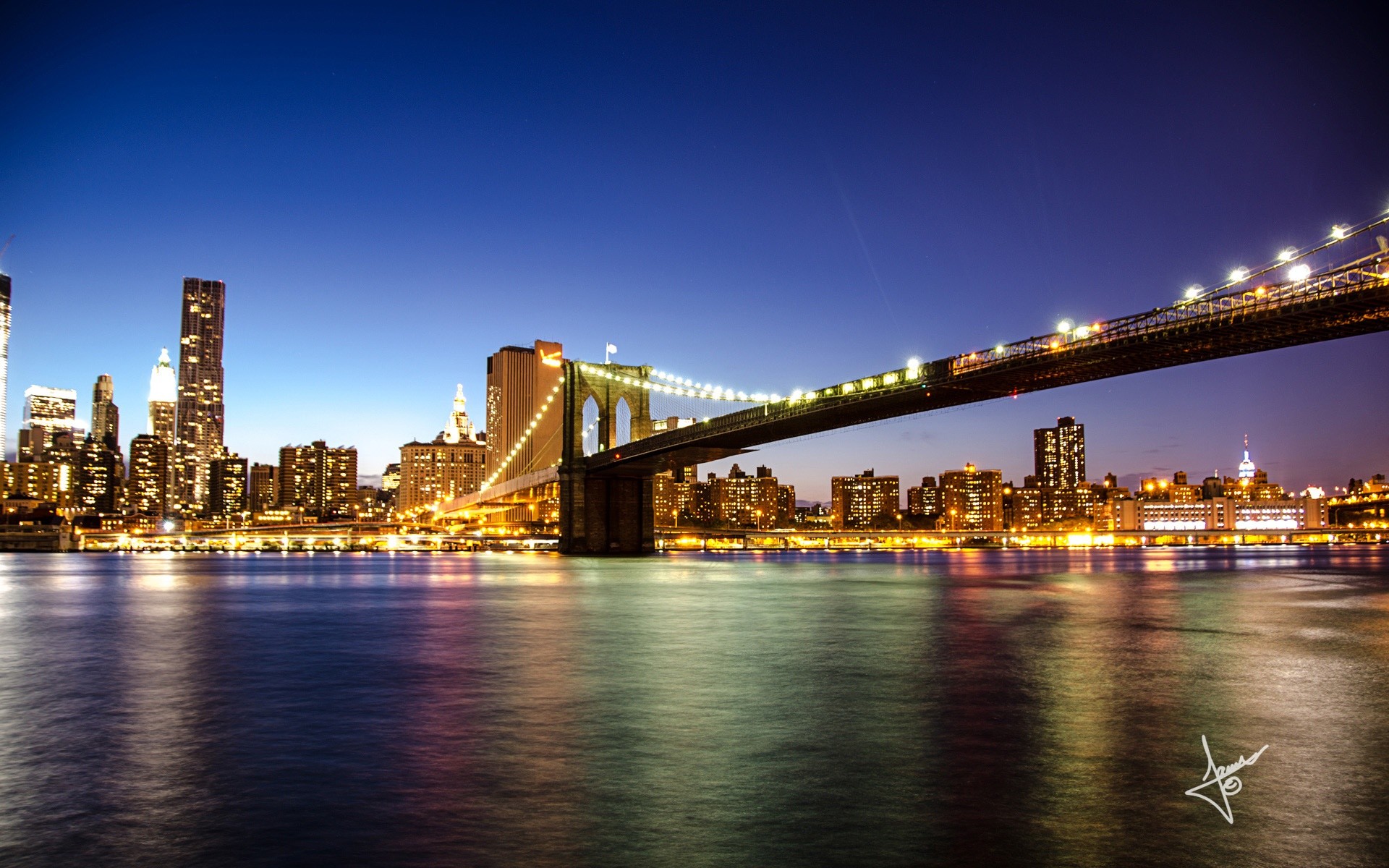 1920x1200 Brooklyn Bridge New York HD Desktop Wallpaper