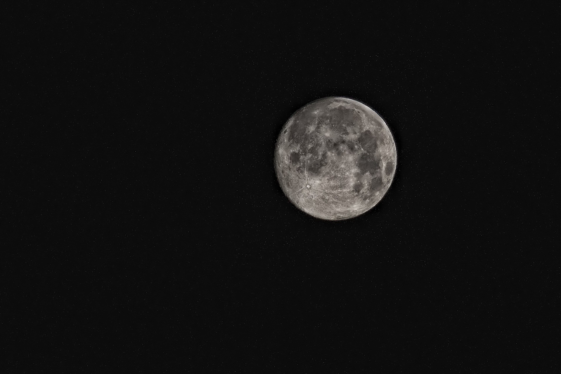 1920x1280 Free stock photo of black-and-white, sky, night, moon