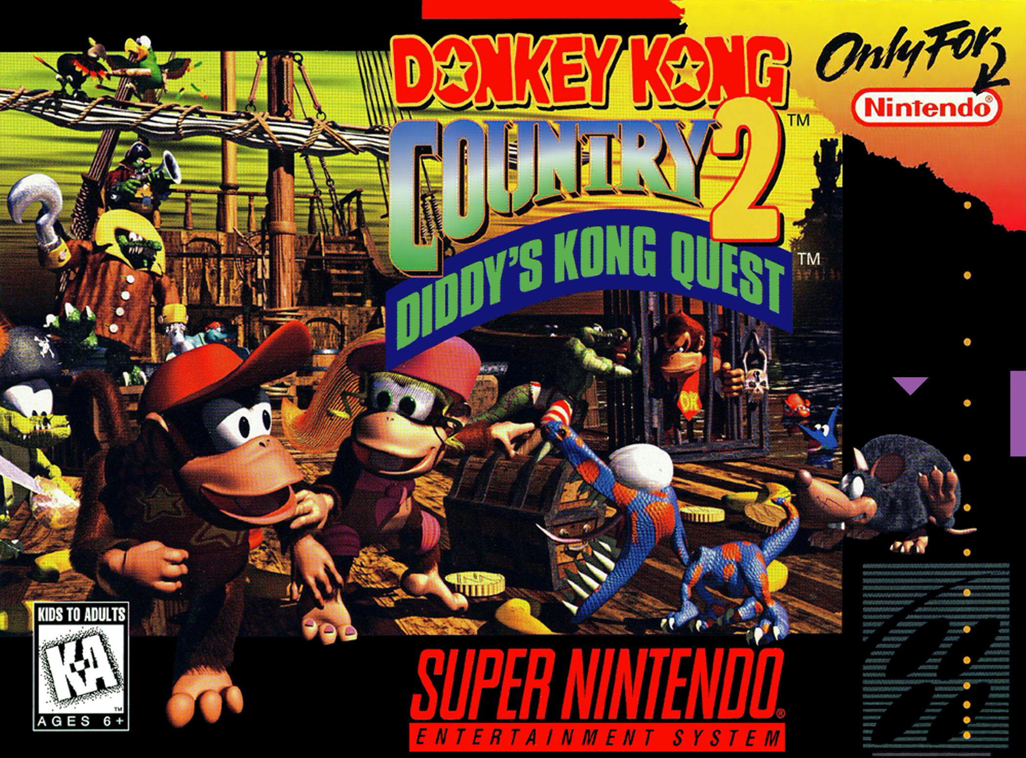2100x1551 Donkey Kong Country 2: Diddy's Kong Quest