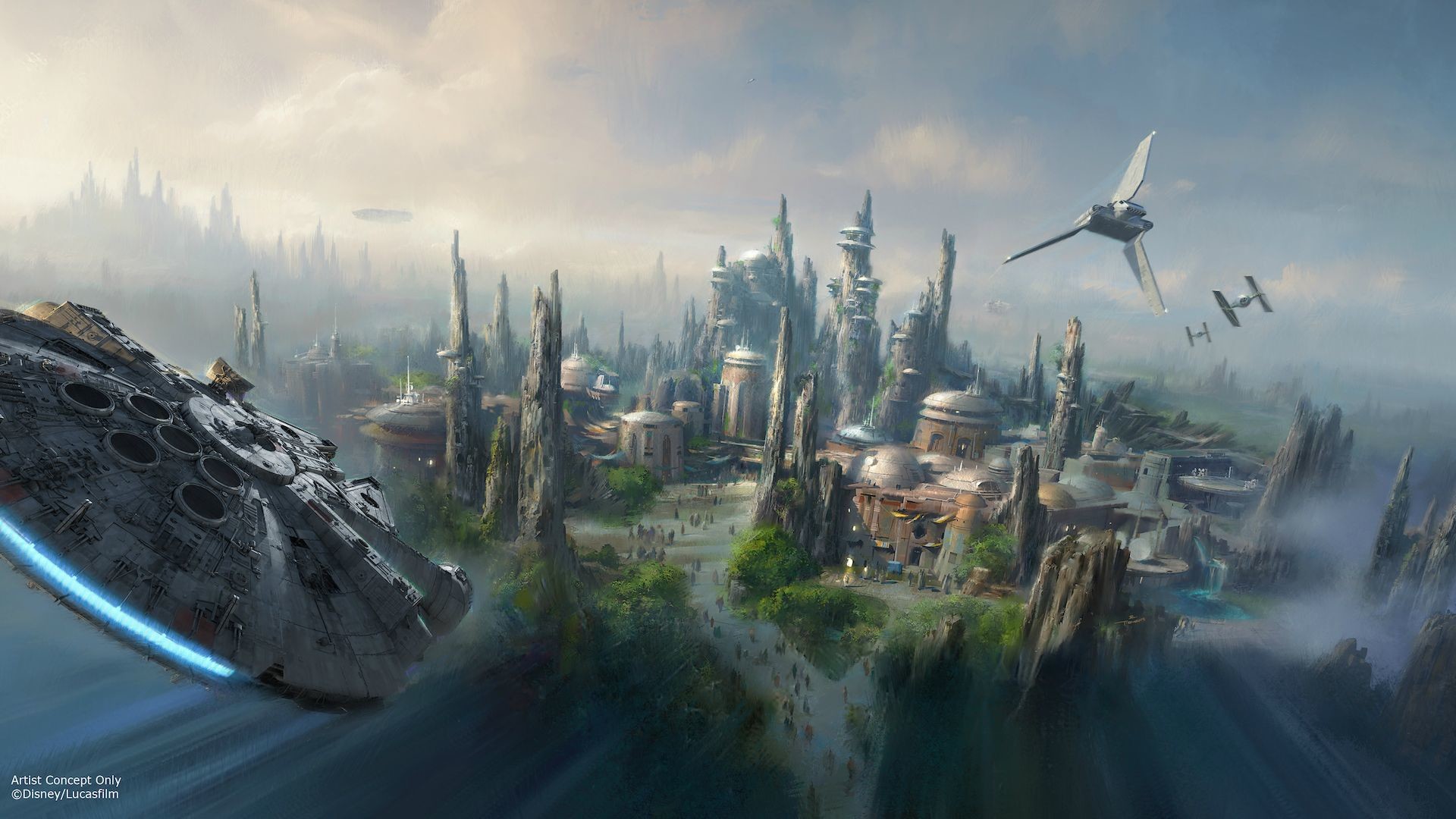 1920x1080 Disney's Star Wars Theme Park Concept Art