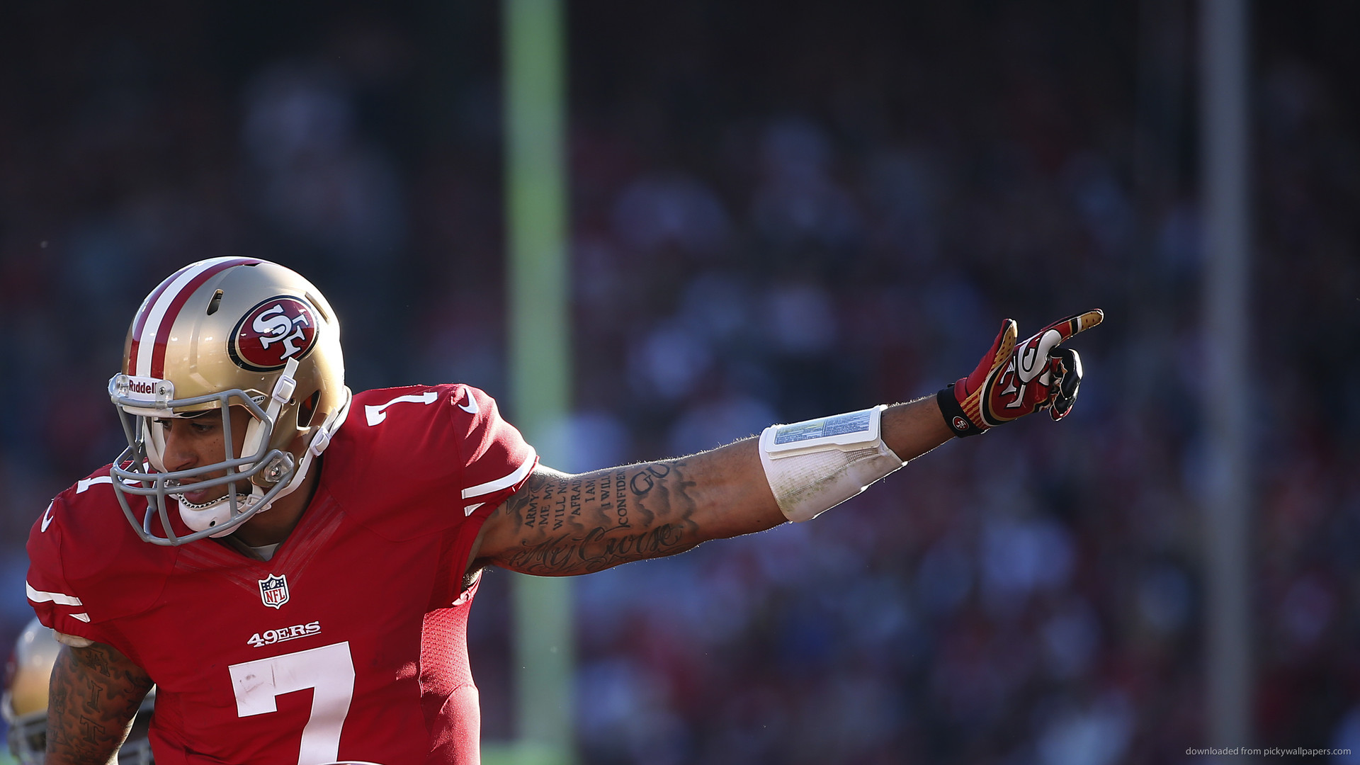 1920x1080 Colin Kaepernick Pointing His Finger picture