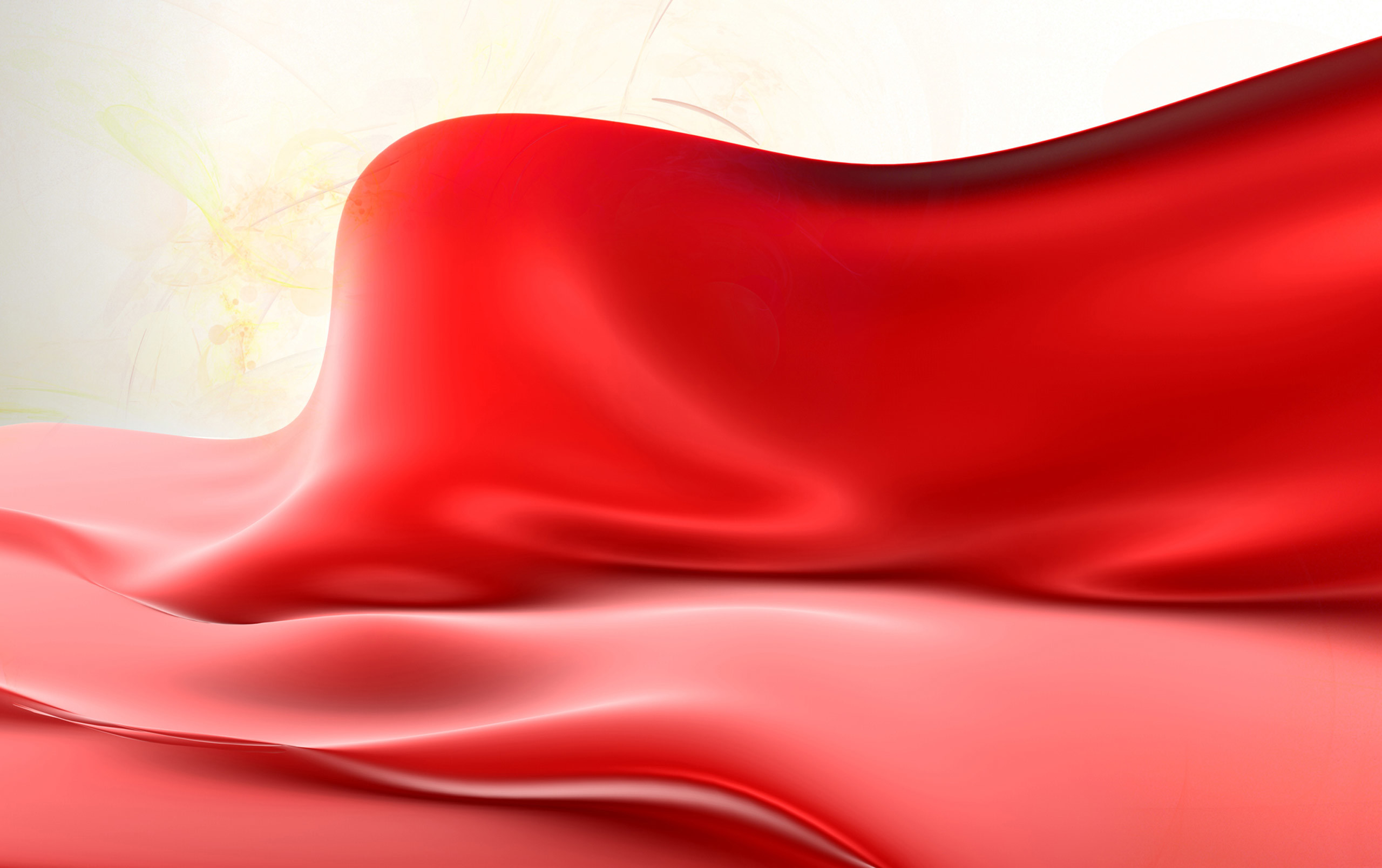 2560x1608 Red Wave Wallpaper 2 - 2560 X 1608