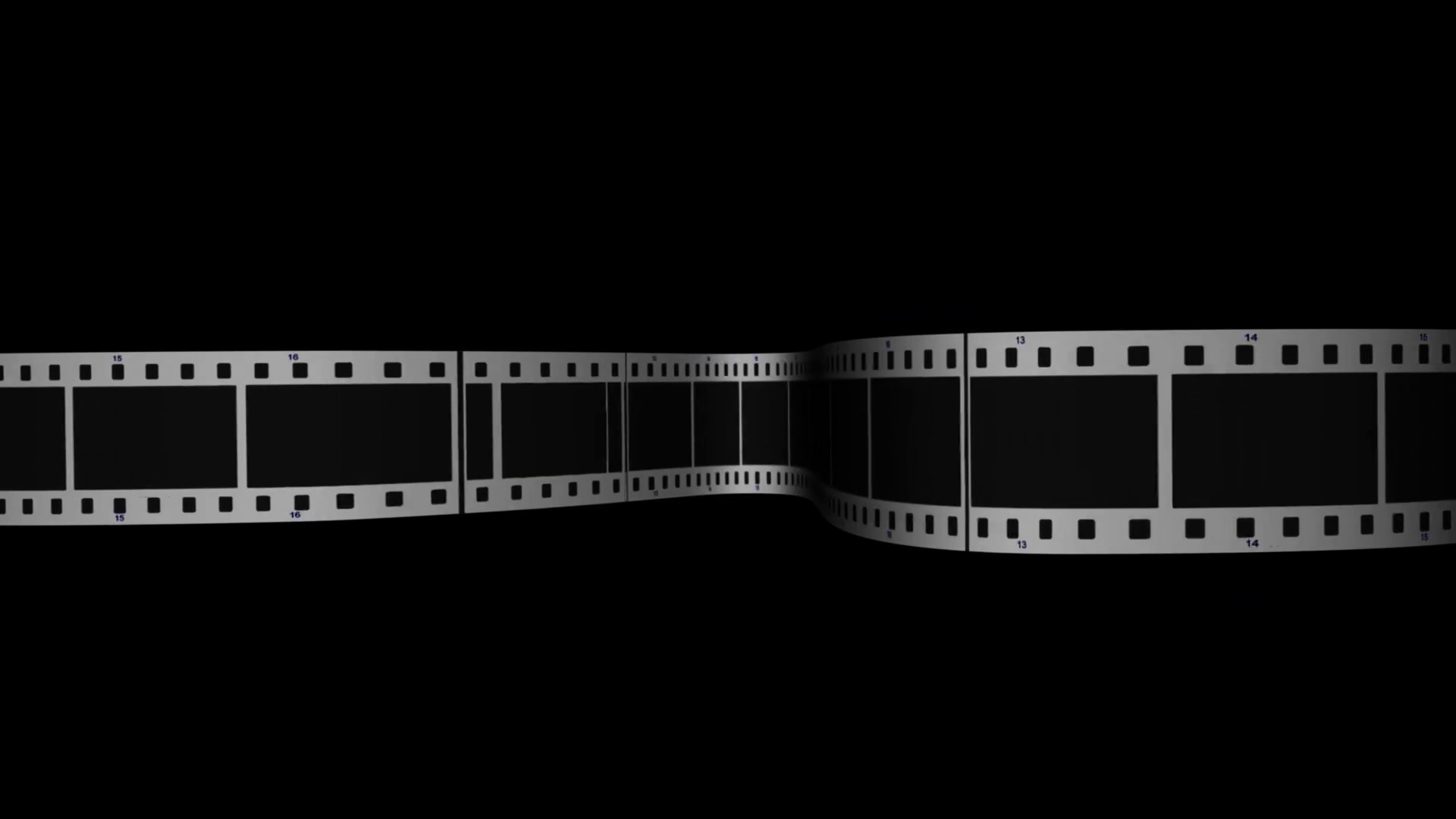 1920x1080 Scrolling Film Strip 2 Transparent Alpha Channel Loop