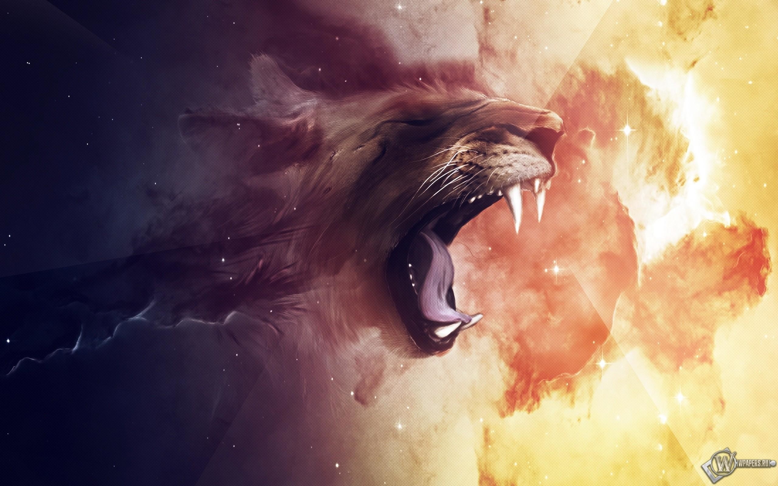 2560x1600 HD King Of The Lions Wallpaper