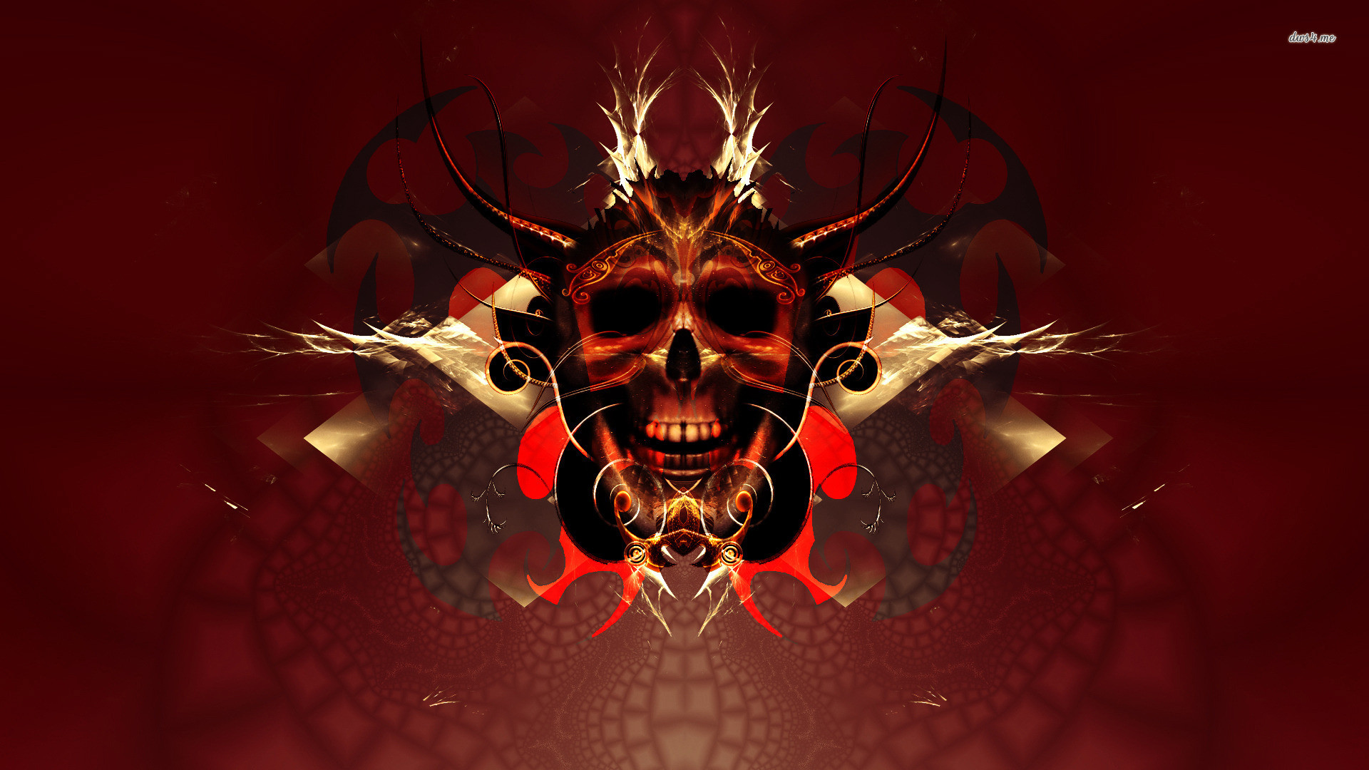 1920x1080 Red Skulls | CALAVERAS ROJAS | Pinterest