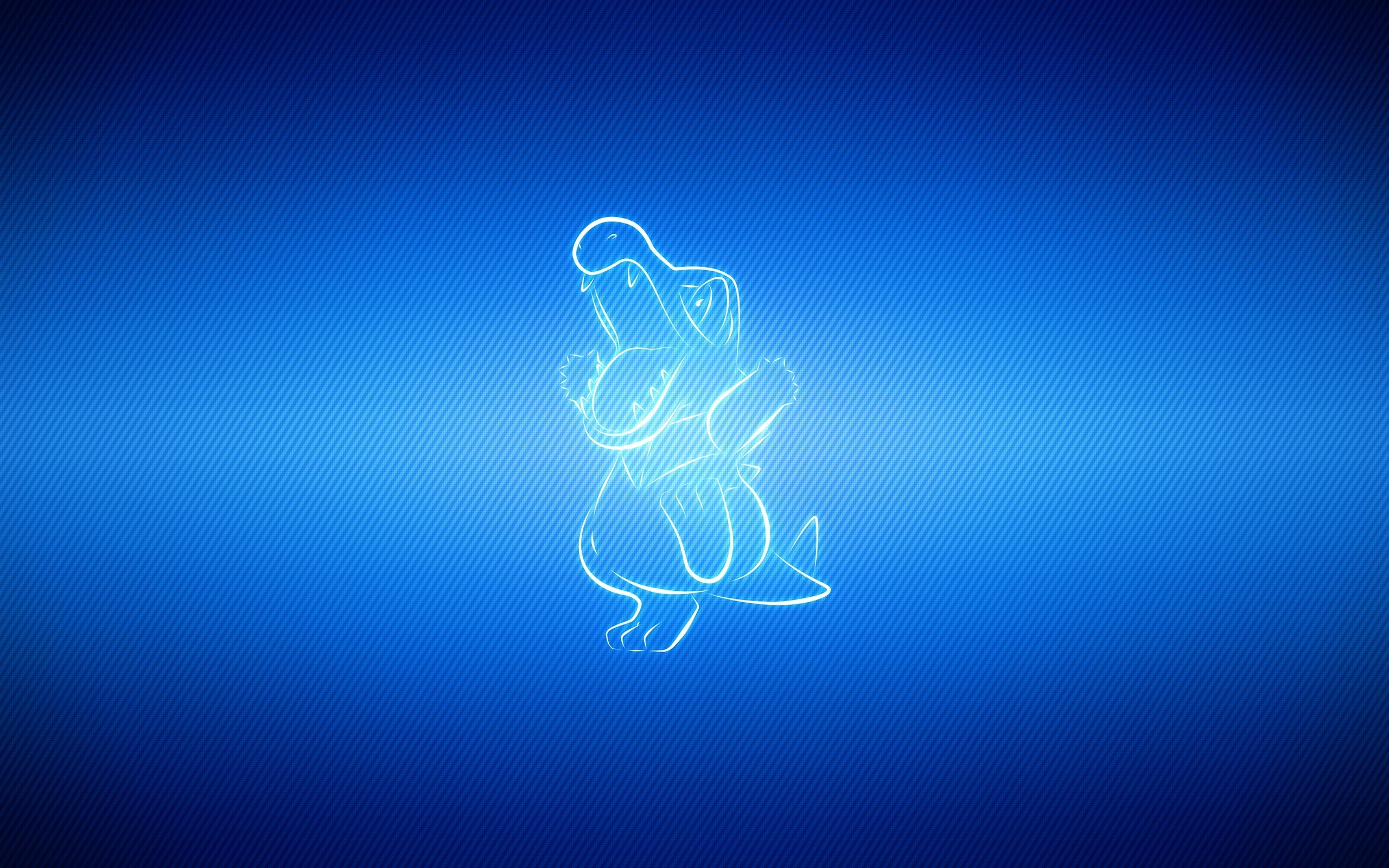 2560x1600  Wallpaper pokemon, background, blue, totodile