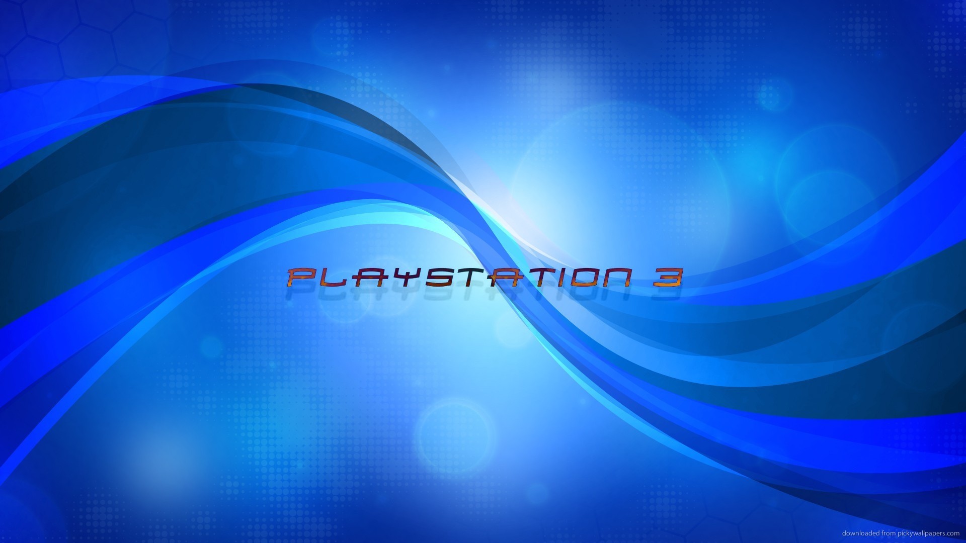 1920x1080 Playstation 3 blue logo picture