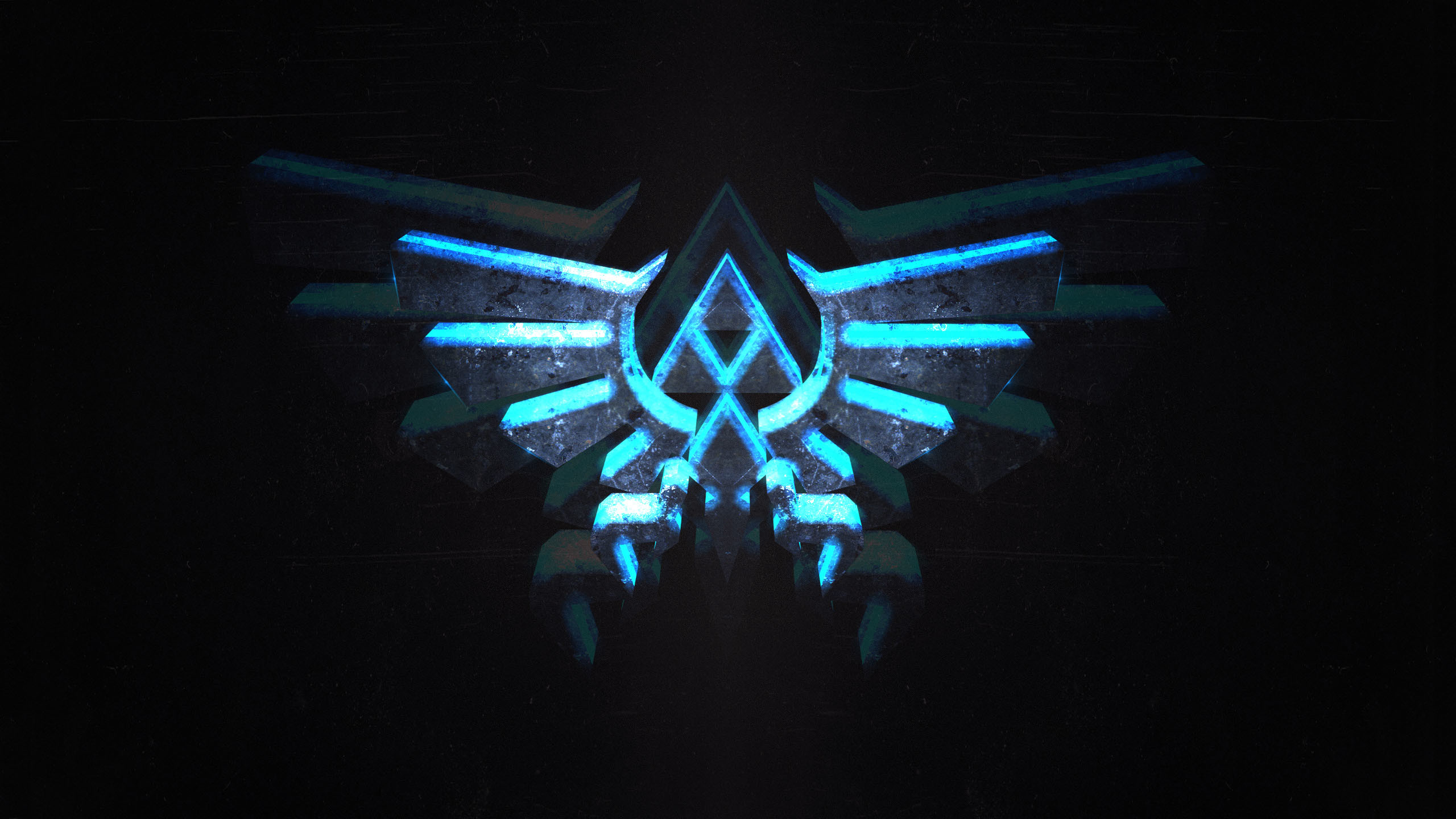 2560x1440 Legends Of Zelda Triforce Logo wallpaper