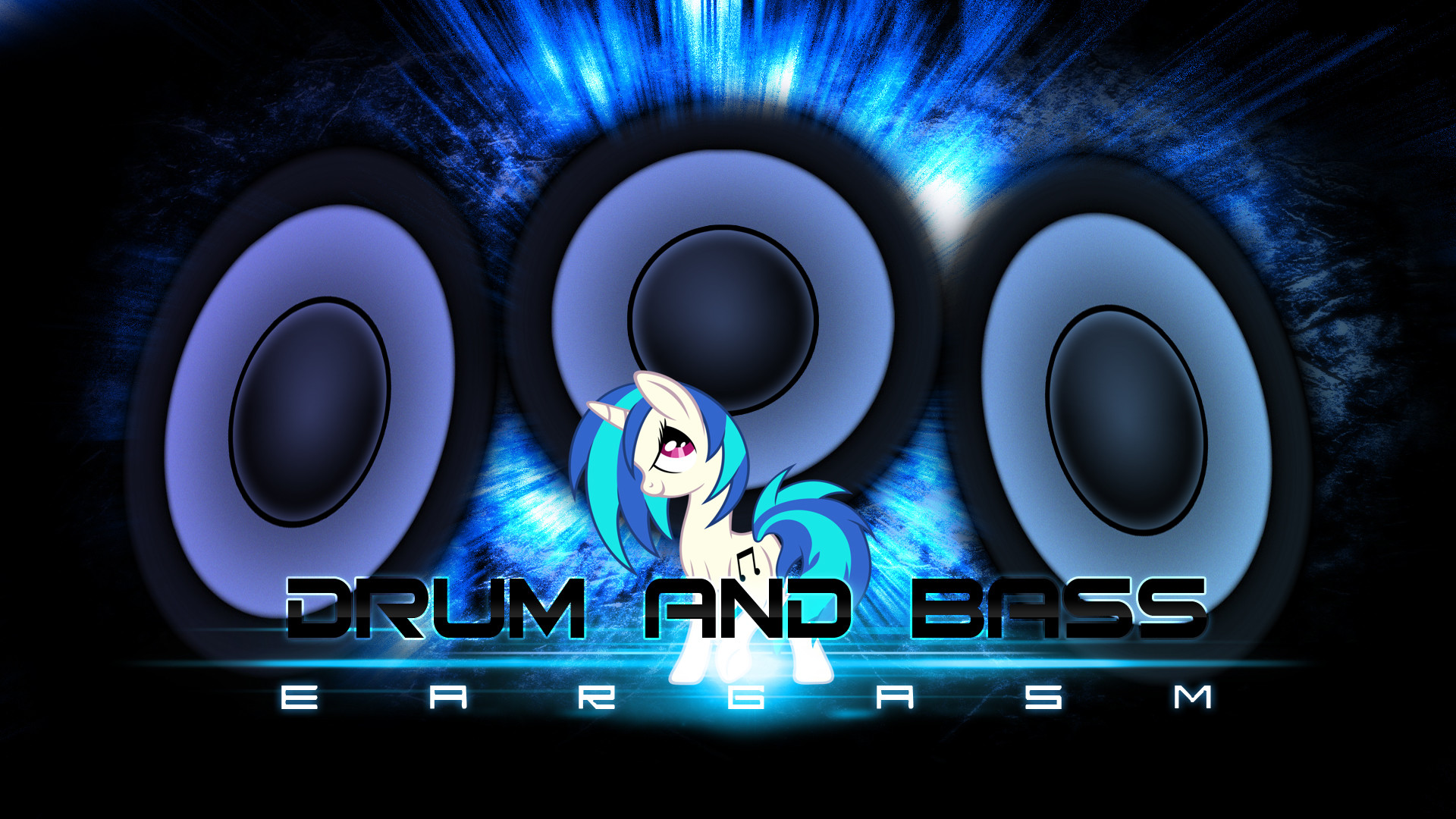 1920x1080 Vinyl Scratch Bass Wallpaper by IIThunderboltII and Tzolkine