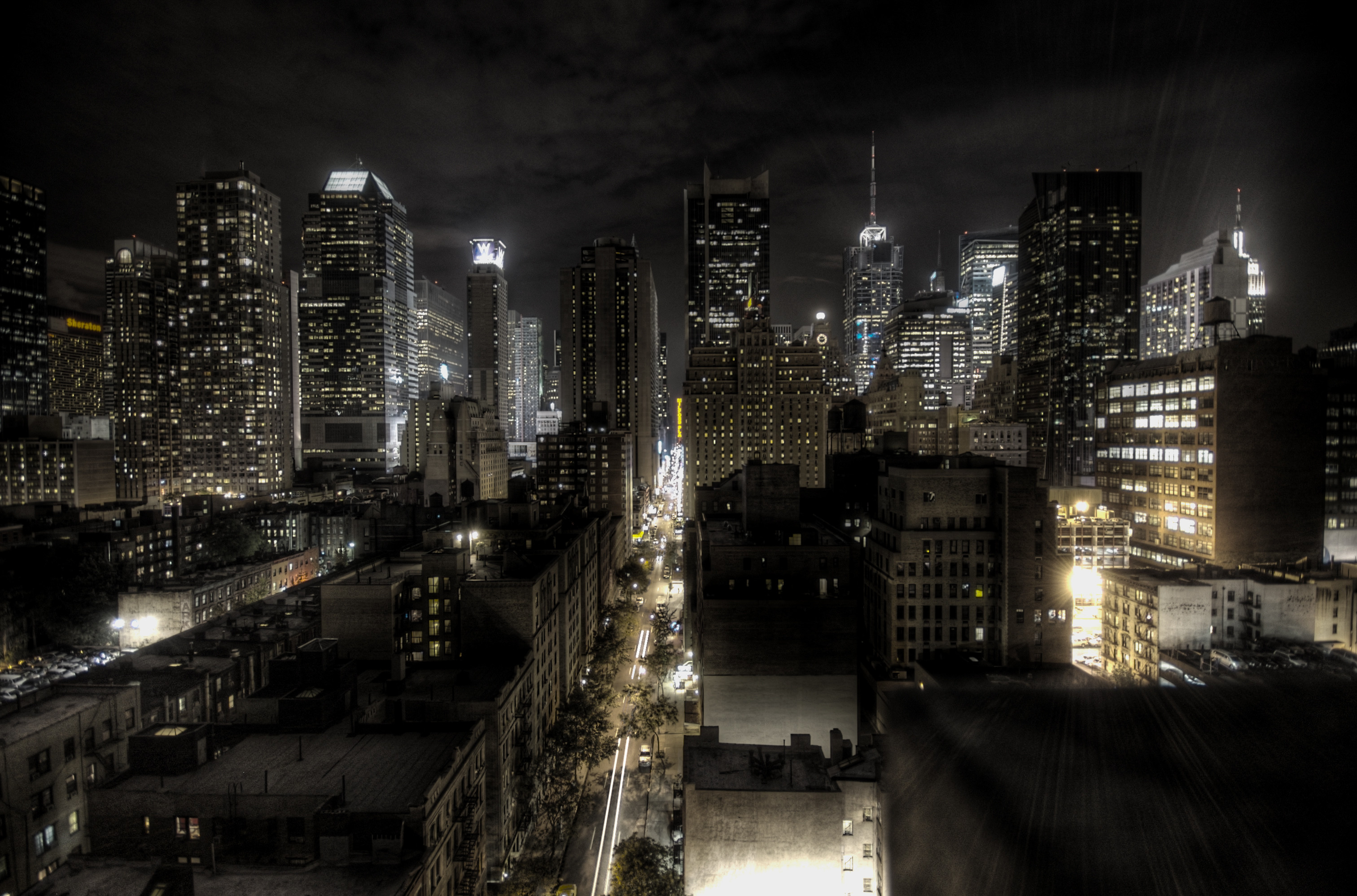 3024x1998 buildings City newyork Night Time HD Wallpaper