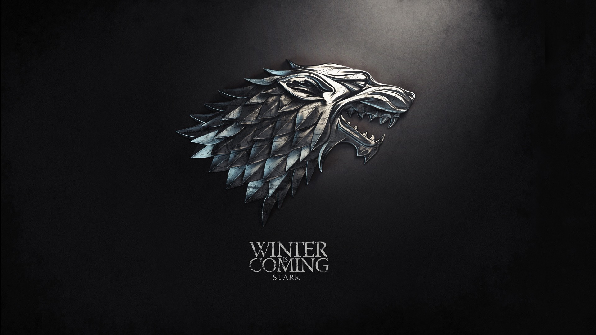 1920x1080 Game of Thrones wallpaper A song of Ice and Fire House of Stark wolf symbol  logo